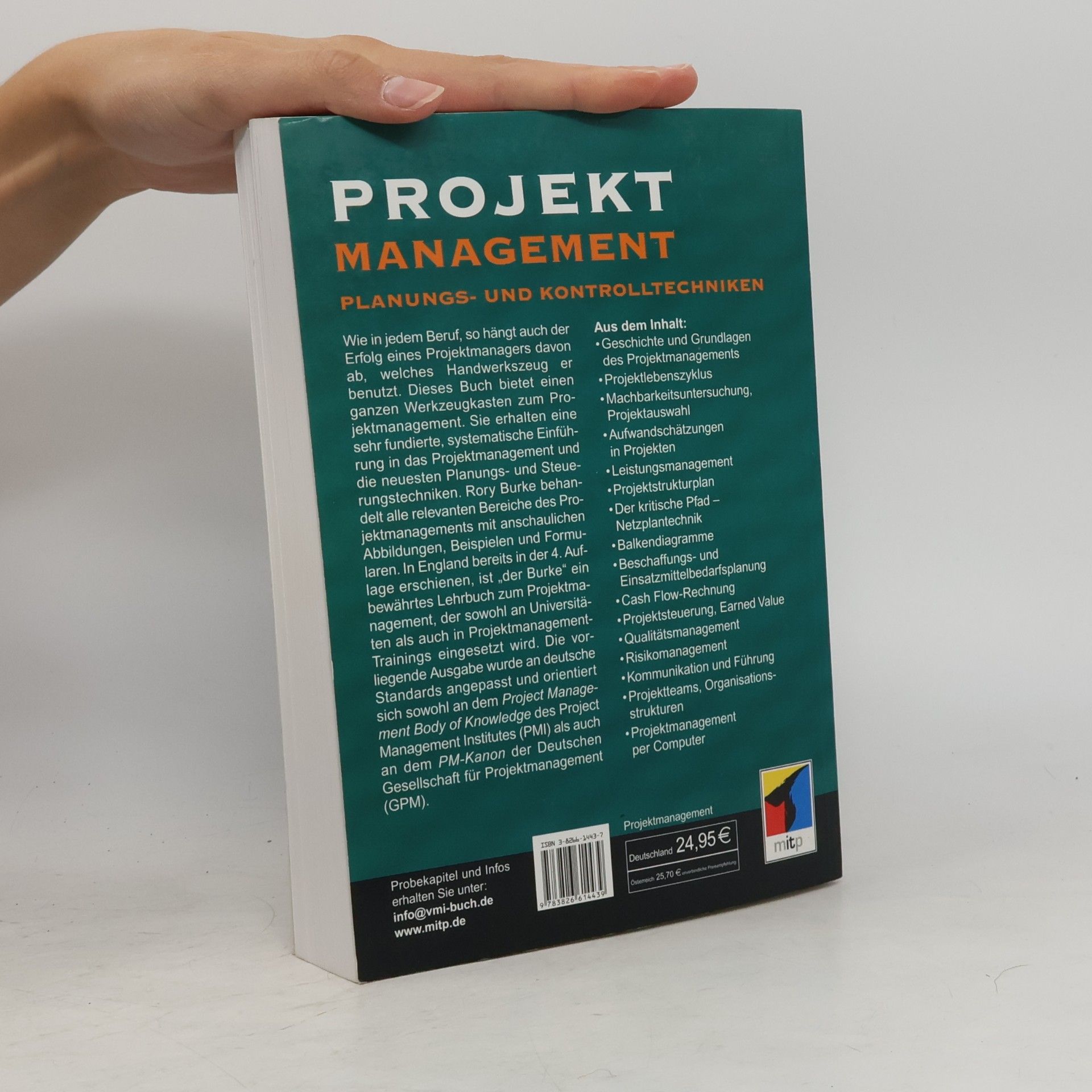 Rory Burke Projektmanagement. Planungs- und Kontrolltechniken