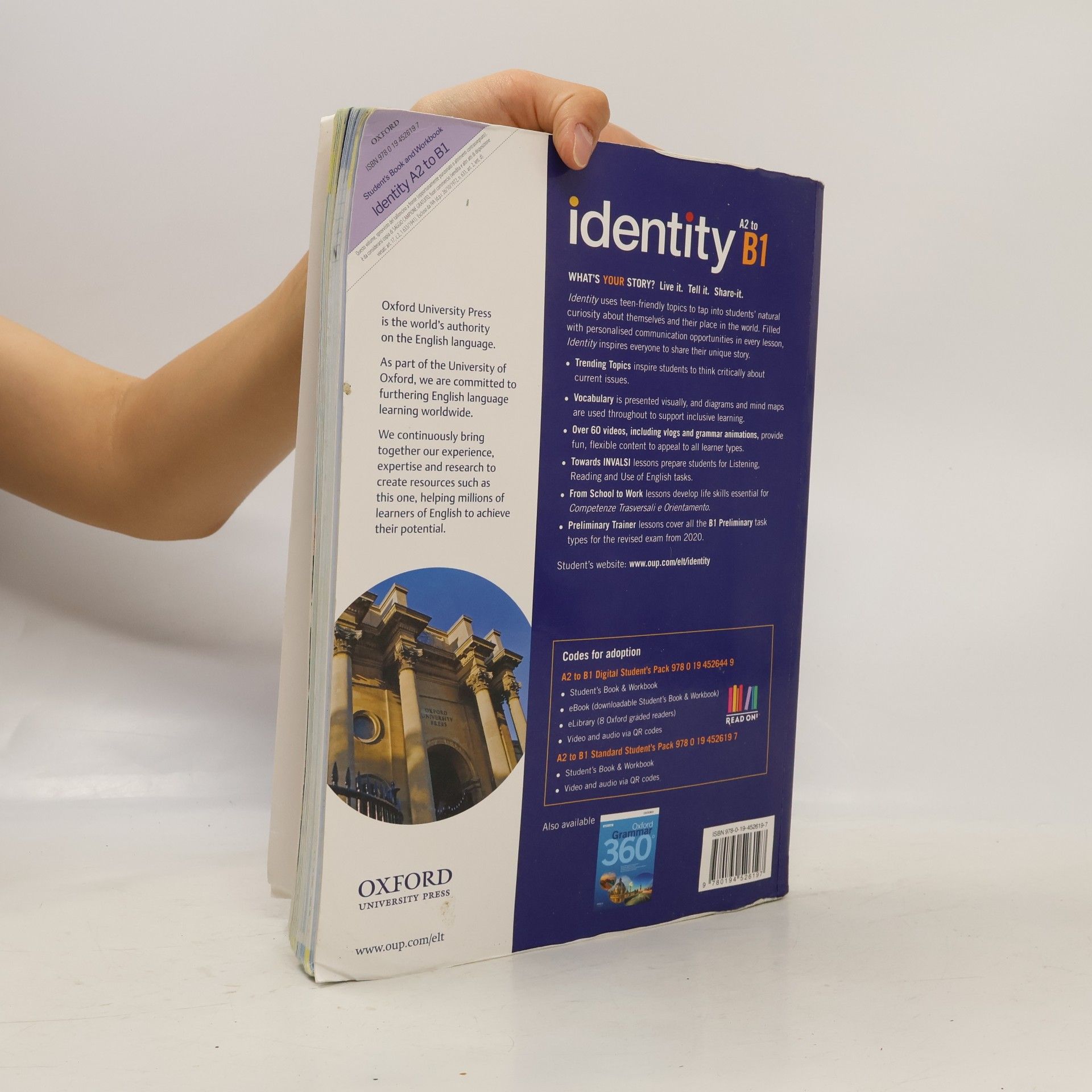 Carla Leonard Identity A2 to B1
