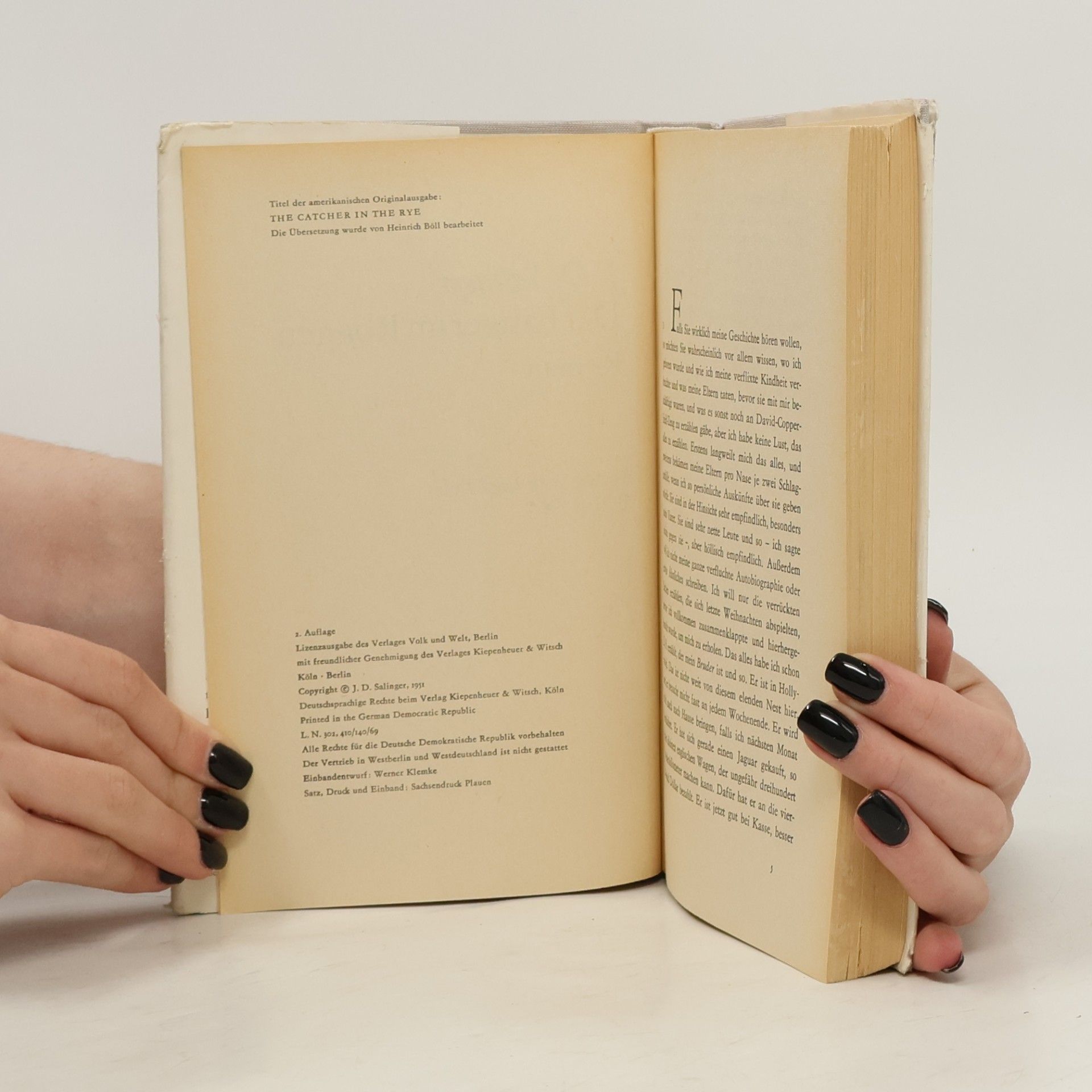 J. D. Salinger Der Fänger im Roggen