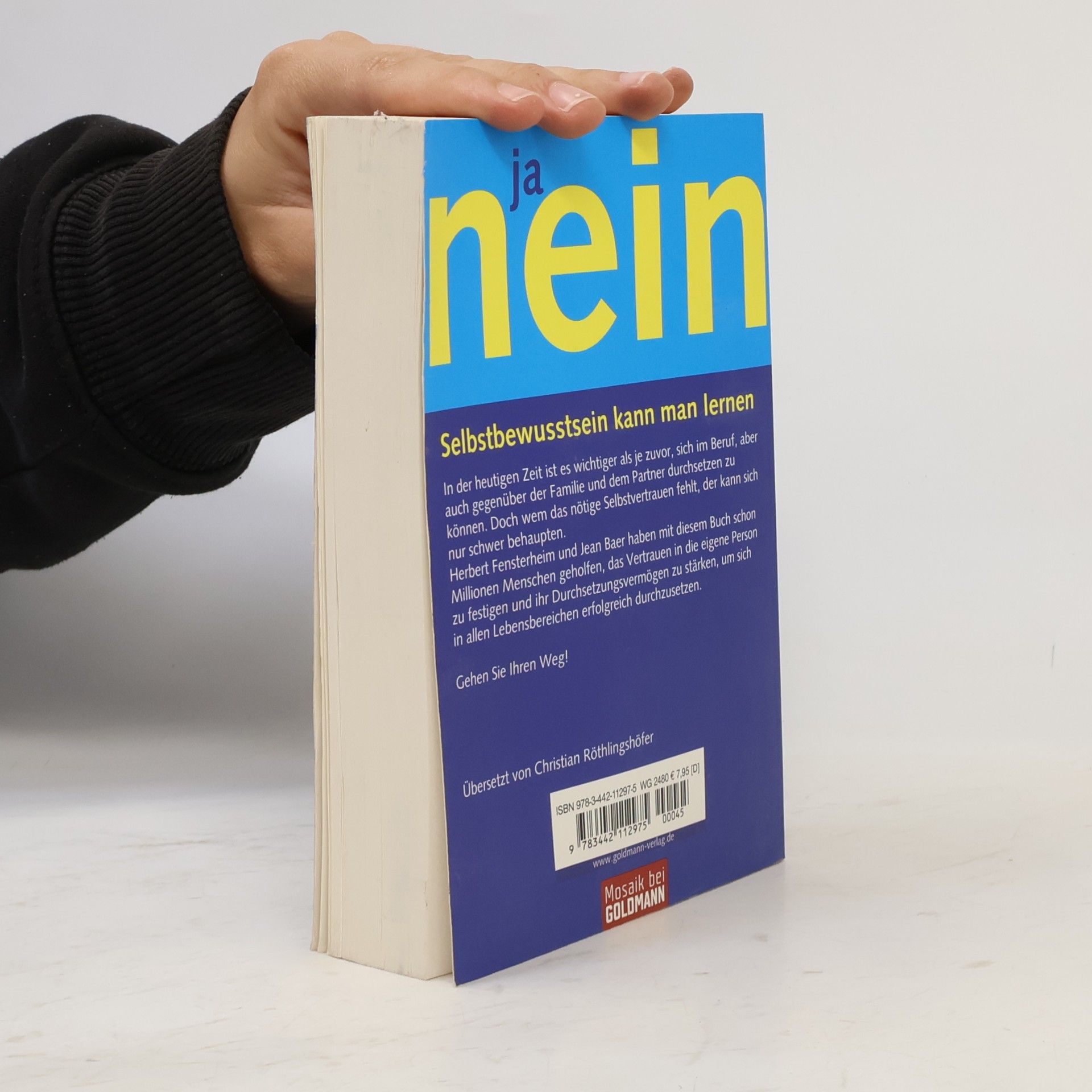 Herbert Fensterheim Sag nicht Ja, wenn Du Nein sagen willst