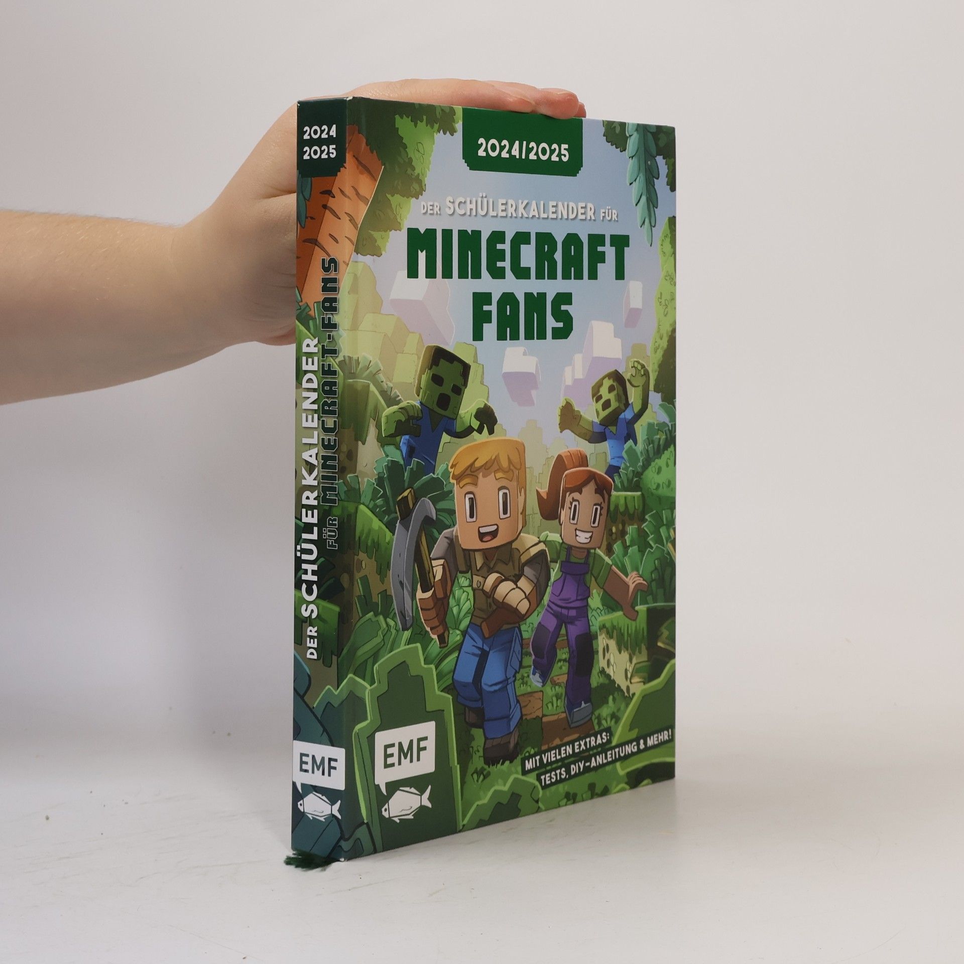 Silvia Schroer Der Schülerkalender für Minecraft-Fans 2024/2025