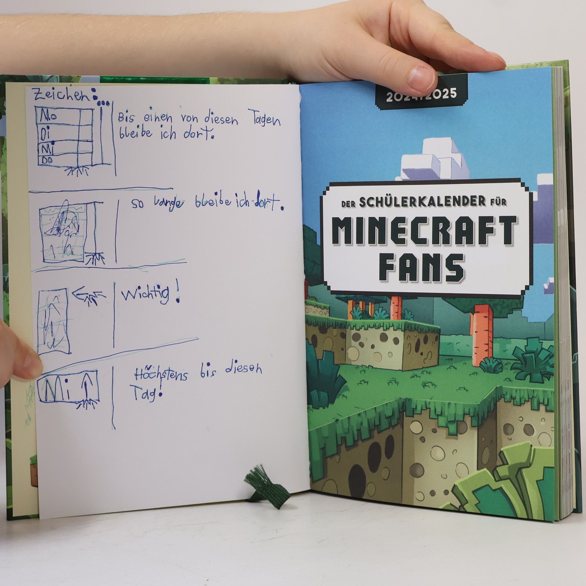 Silvia Schroer Der Schülerkalender für Minecraft-Fans 2024/2025