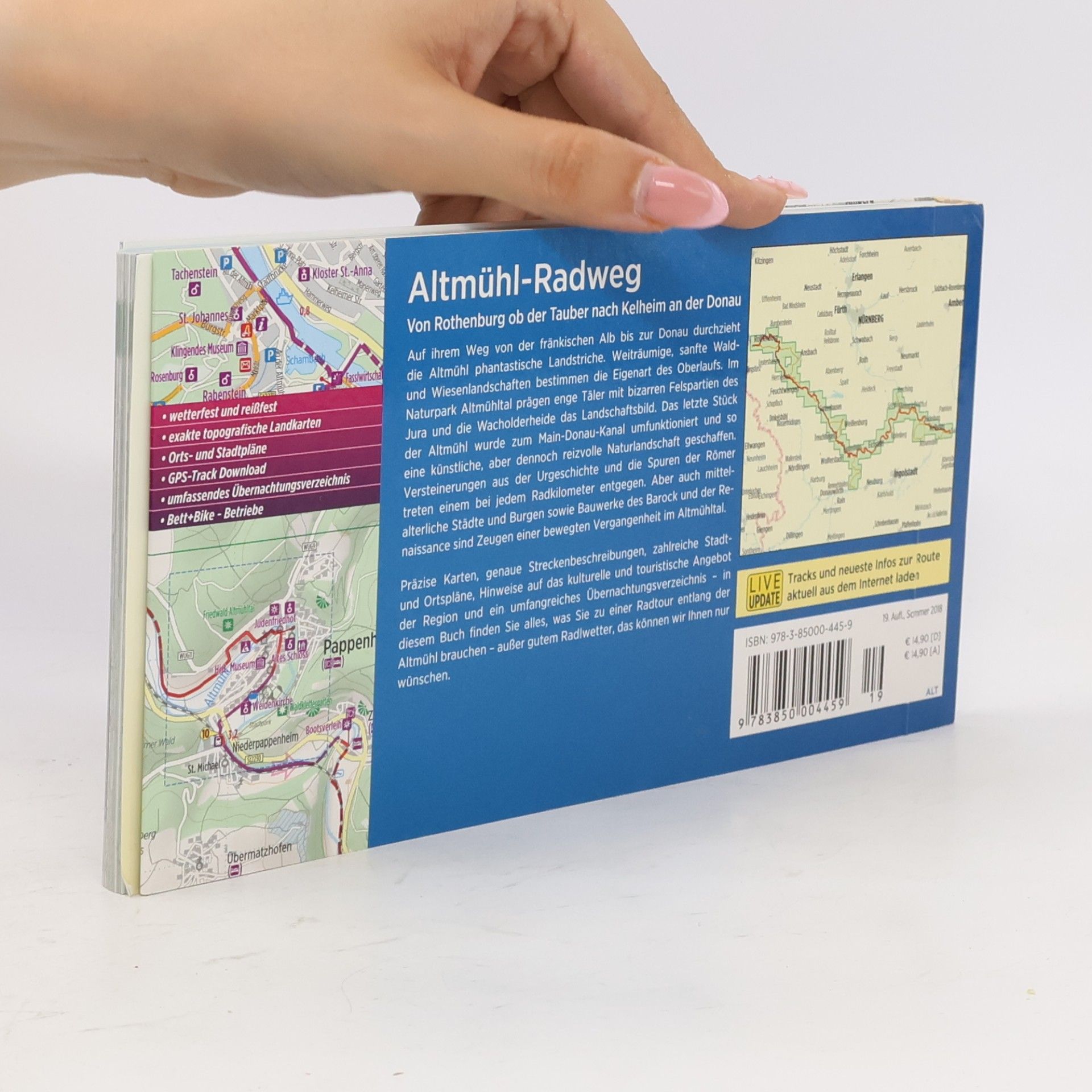 bikeline Radtourenbuch: Altmühl-Radweg