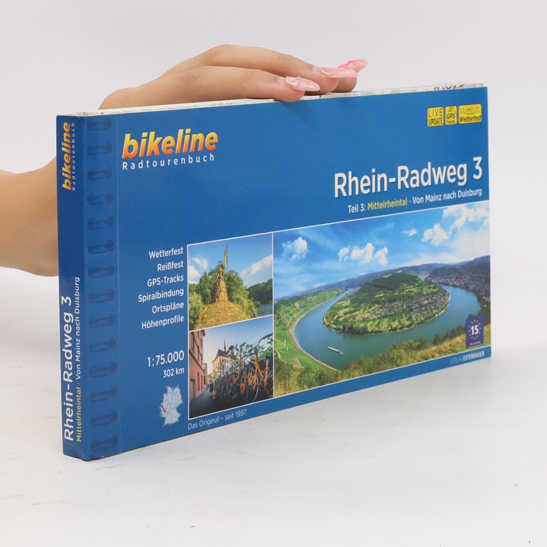 Bikeline Radtourenbuch - 3: Rhein-Radweg - 15. Auflage