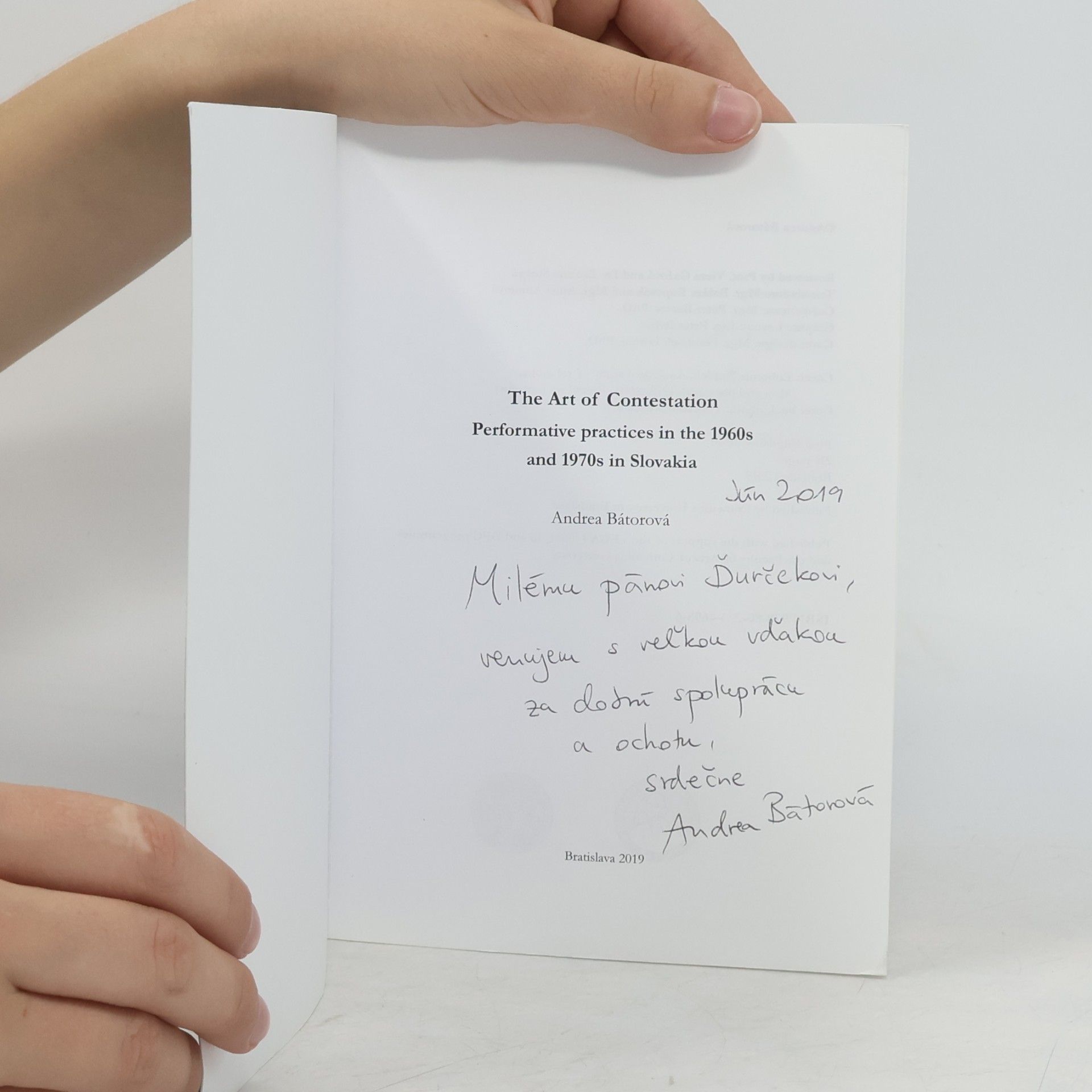 Andrea Euringer Bátorová The Art of Contestation