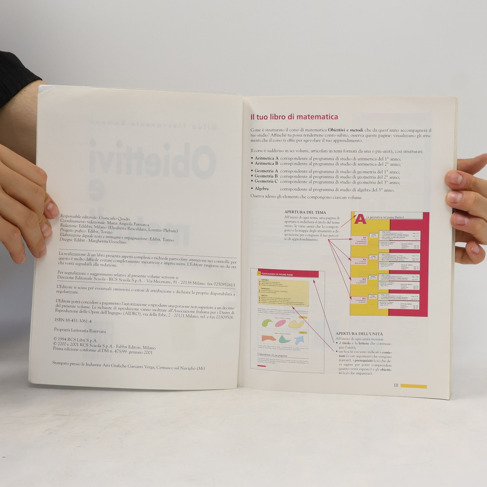 Gilda Flaccavento Romano Obiettivi e metodi. Geometria. Modulo A. Per la scuola media
