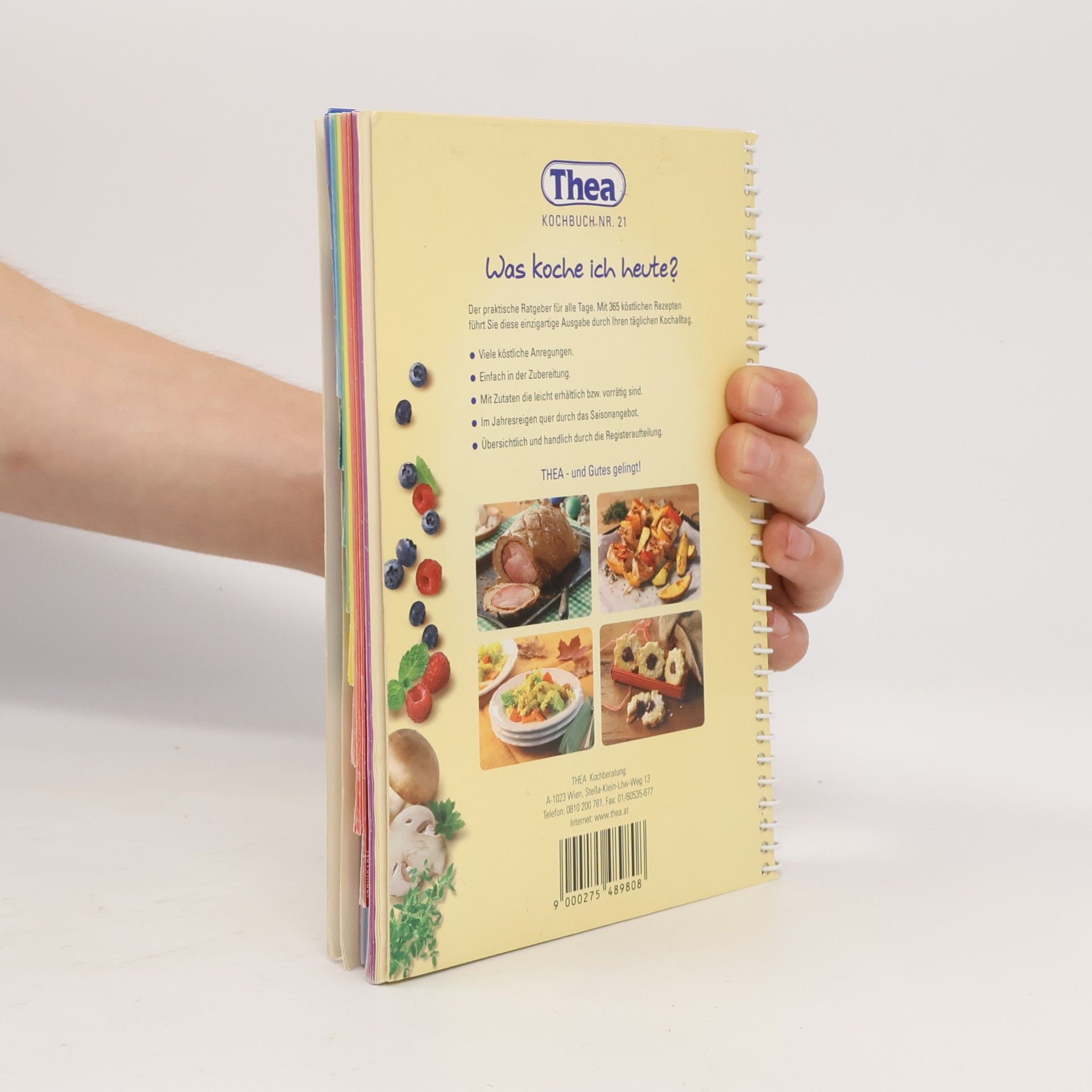 Autorenkollektiv Thea Kochbuch Nr. 21: Was koche ich heute? 365 köstliche Thea Rezepte für jeden Tag!