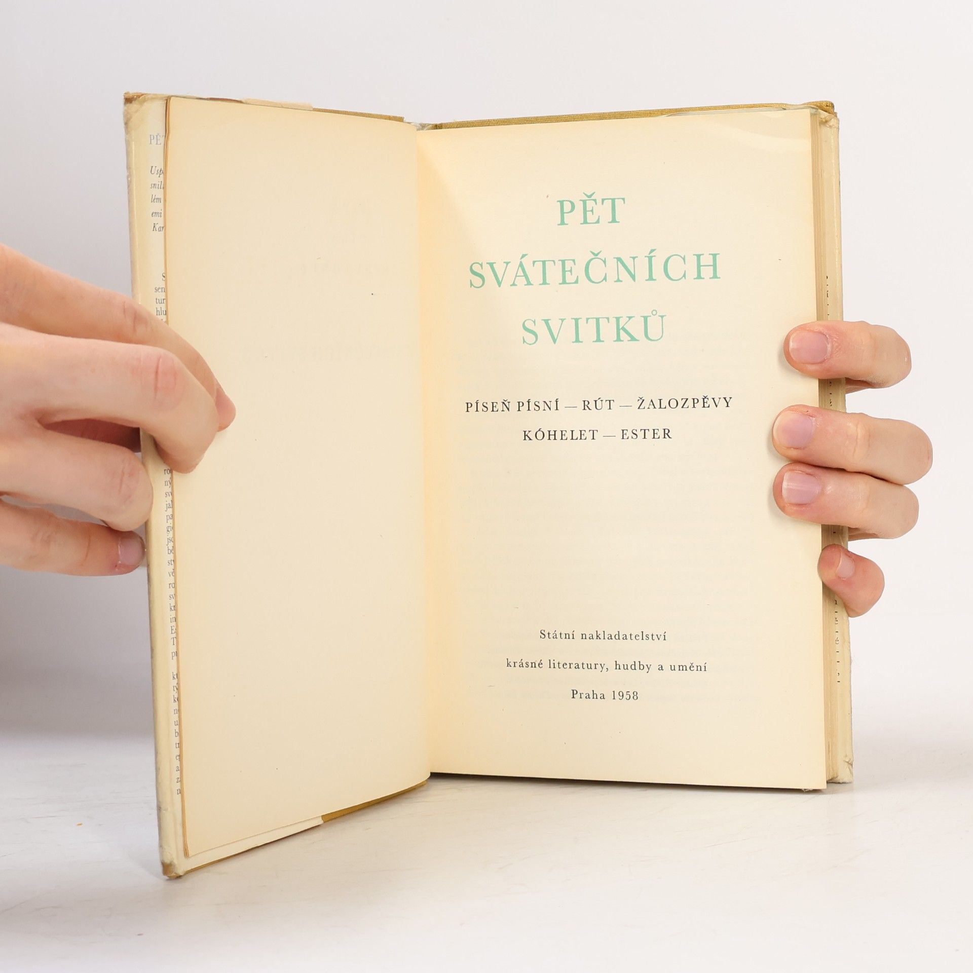 Stanislav Segert Pět svátečních svitků