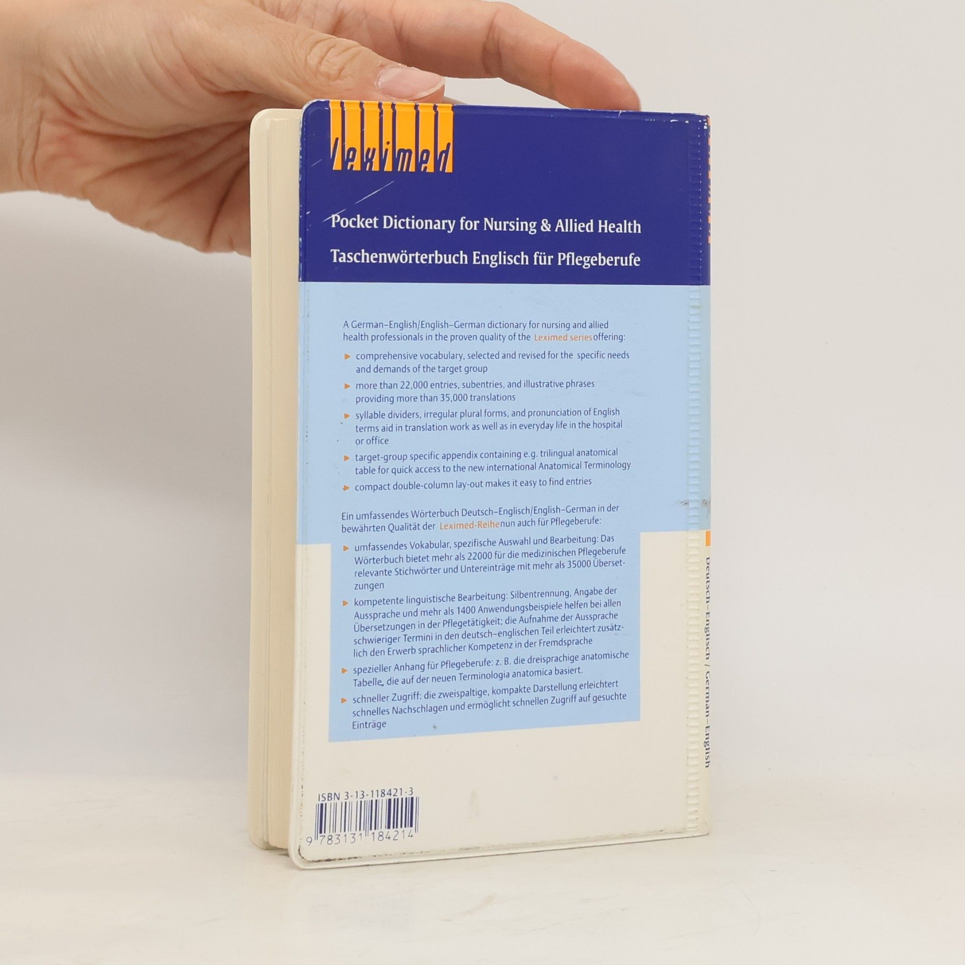 Peter Reuter Leximed: Pocket Dictionary Nursing & Allied Health