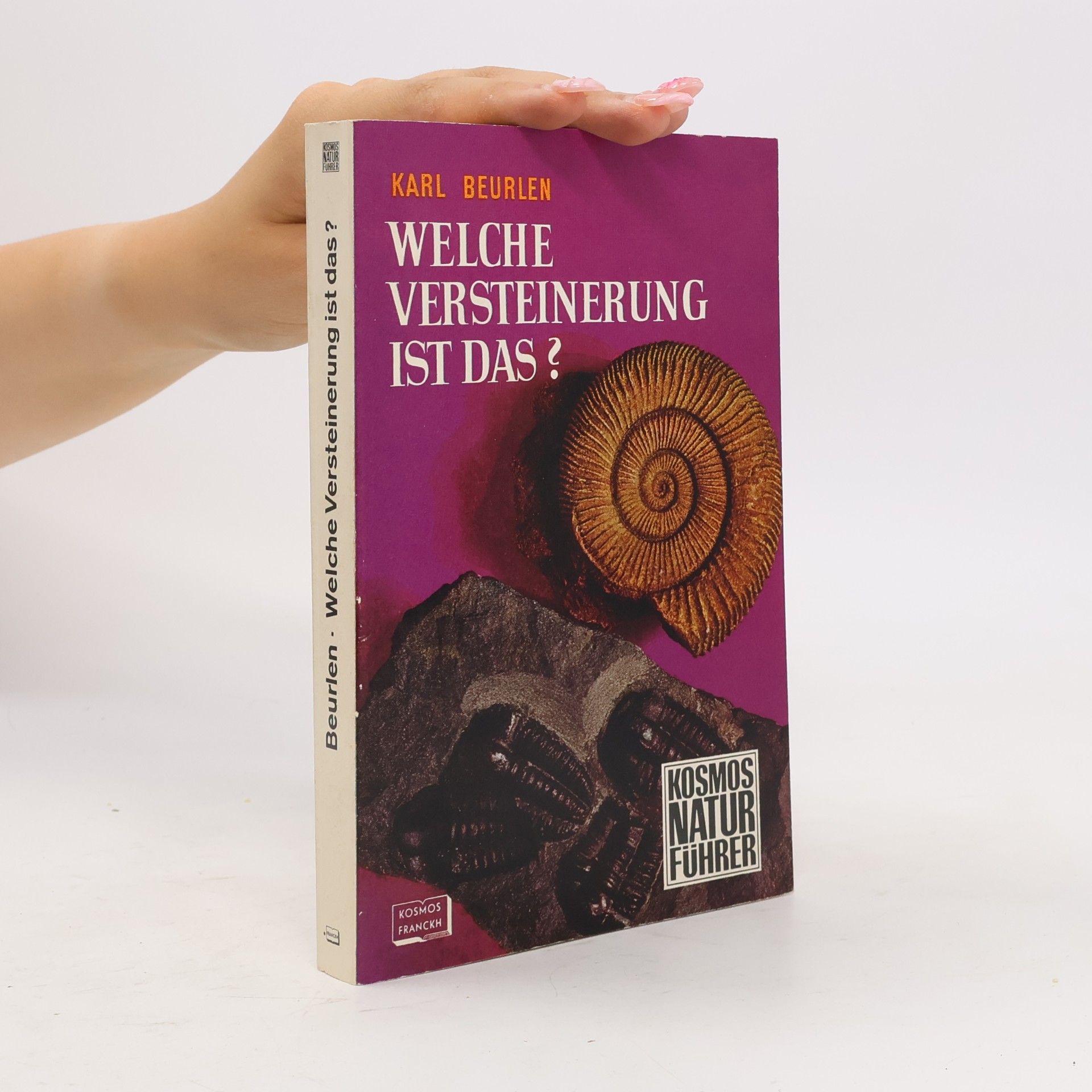 Karl Beurlen Kosmos Natur Führer: Welche Versteinerung ist das?