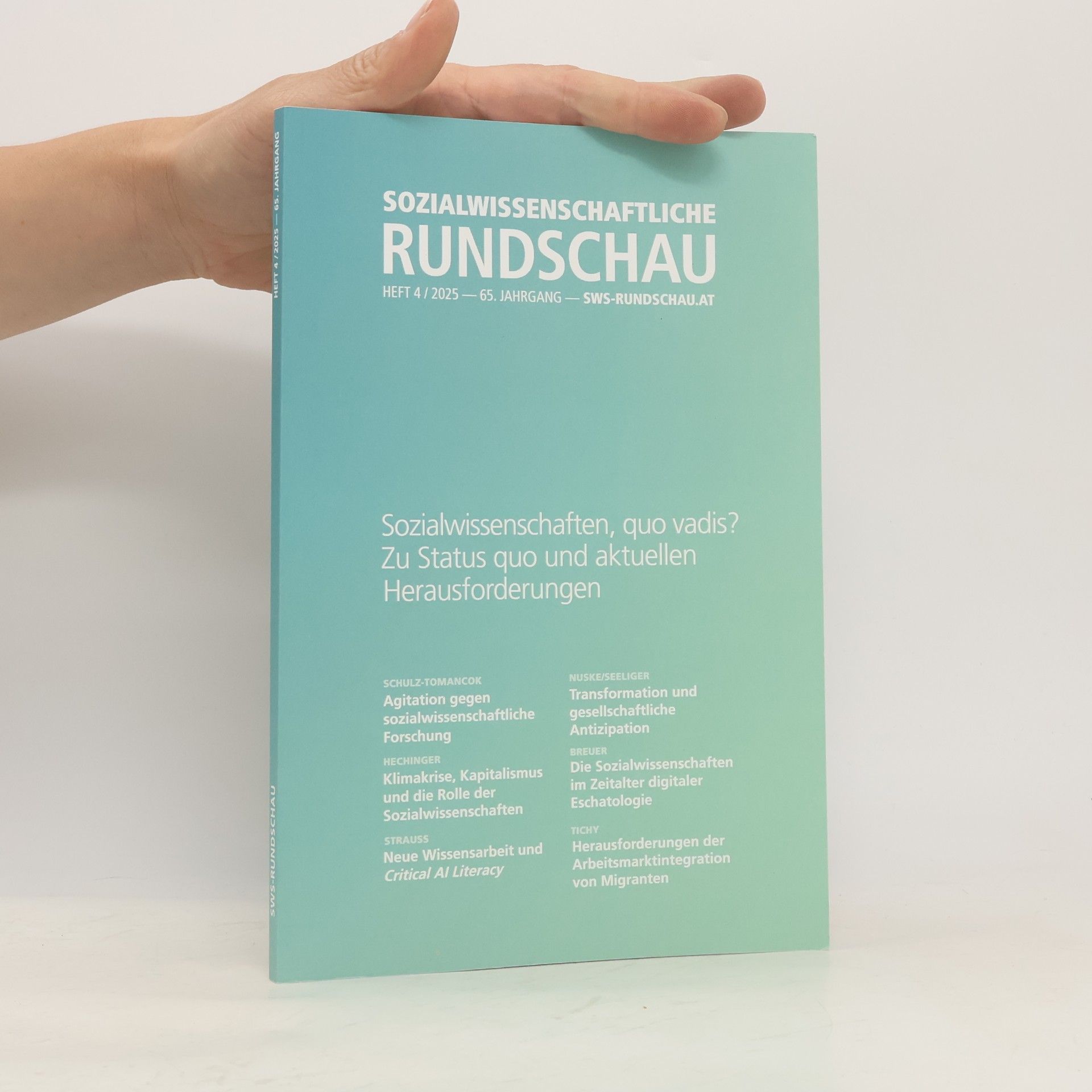 kolektiv Sozialwissenschaftliche Rundschau 4/2025