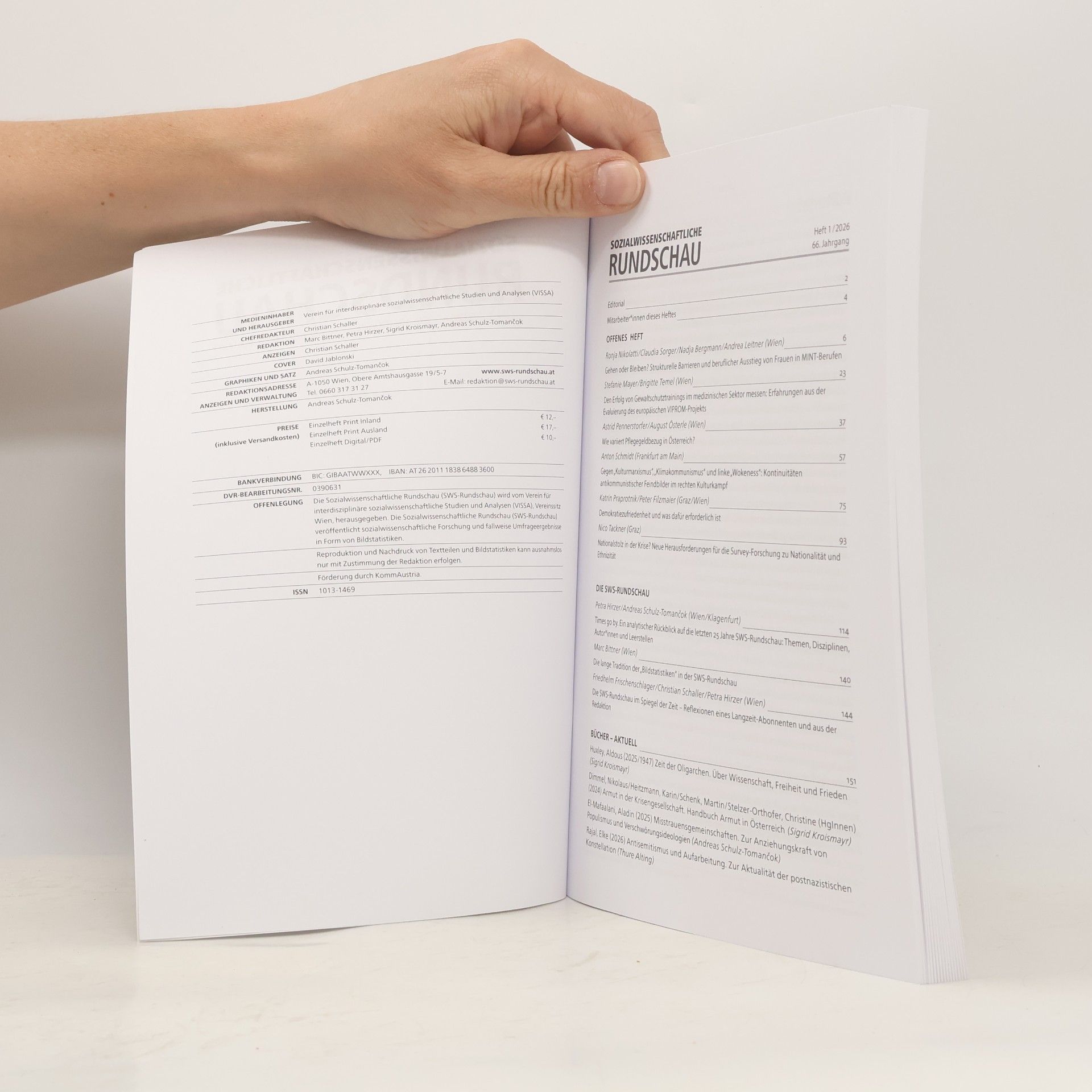 Autorenkollektiv Sozialwissenschaftliche Rundschau 1/2026
