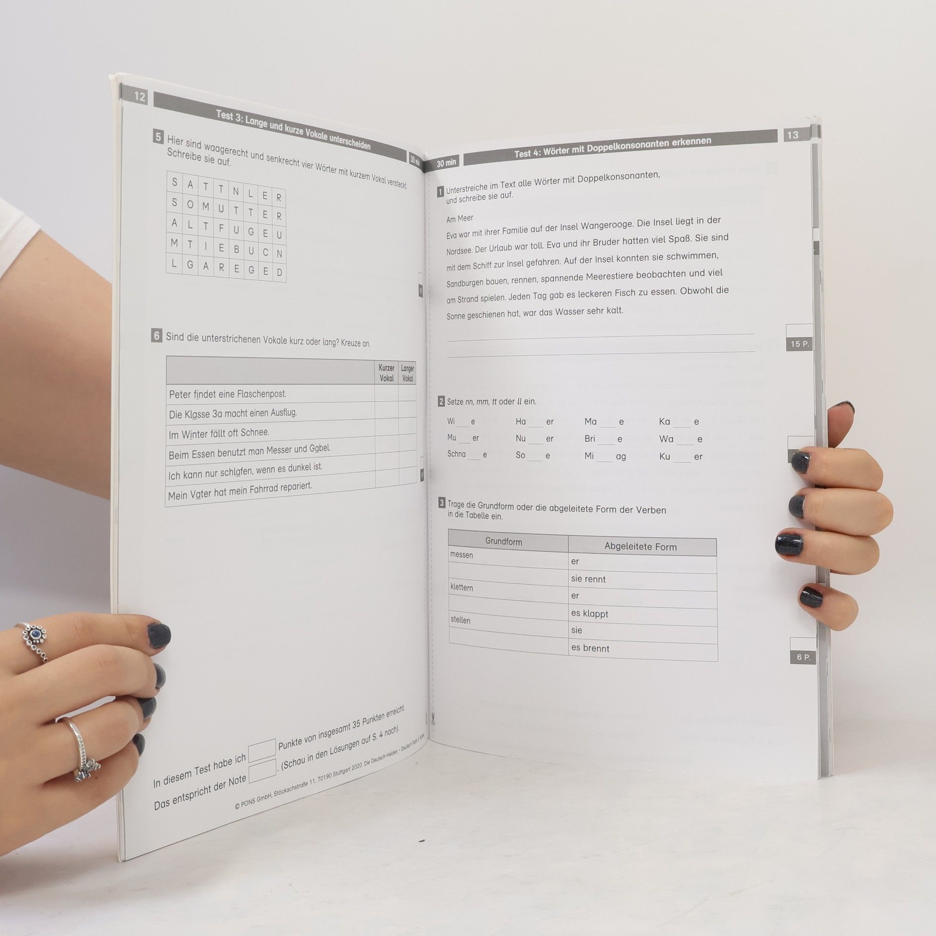 Klett Lerntraining Die Deutsch-Helden: Deutsch-Tests 3. Klasse