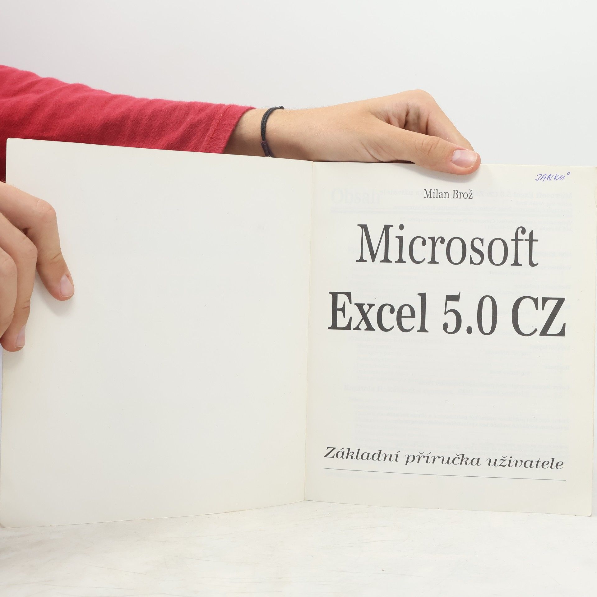 Milan Brož Microsoft Excel 5.0 CZ