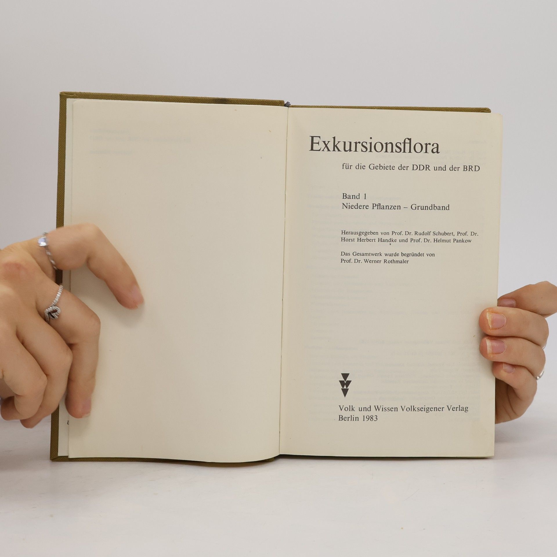 Werner Rothmaler Exkursionsflora 1