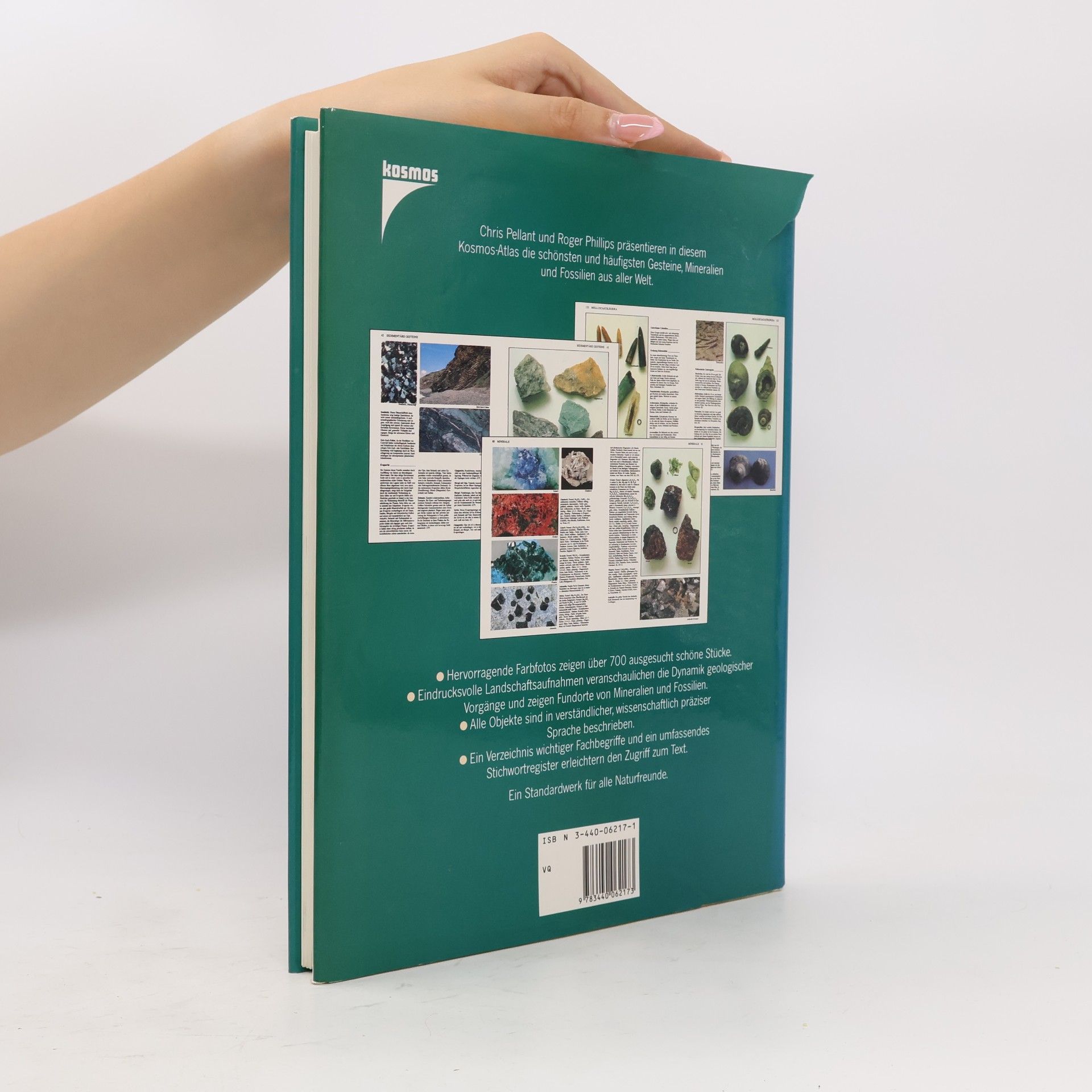Chris Pellant Kosmos-Atlas Gesteine, Mineralien und Fossilien