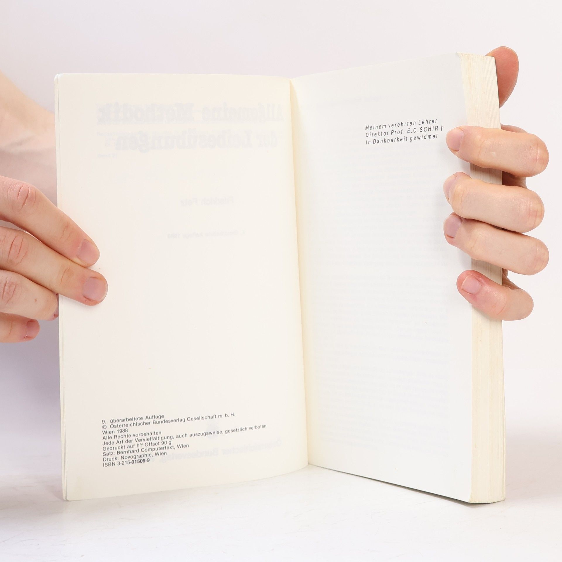 Friedrich Fetz Allgemeine Methodik der Leibesübungen