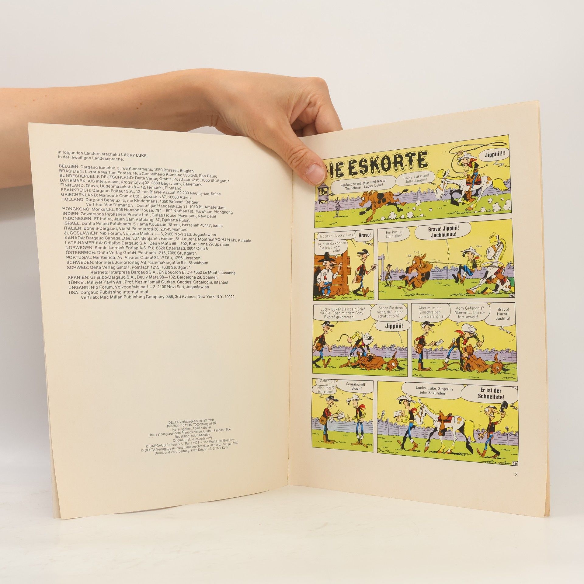Kolektiv autorů Lucky Luke 44. Die Eskorte