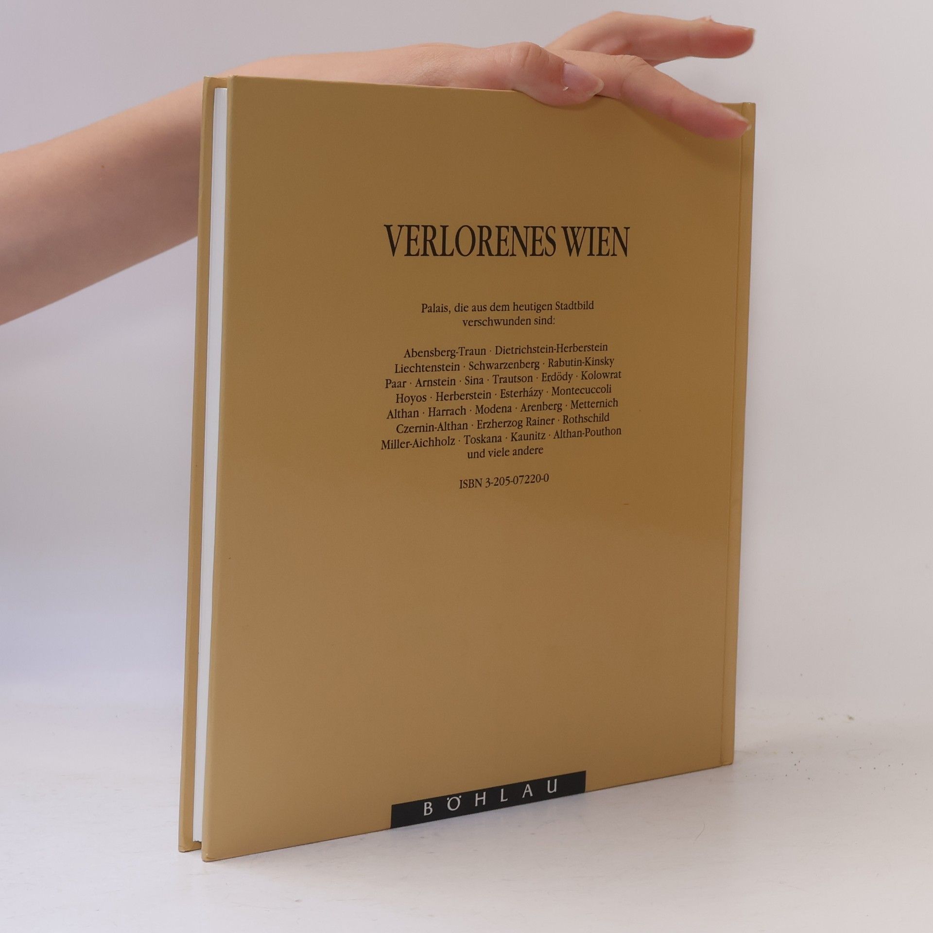 Edgar Haider Verlorenes Wien. Adelspaläste vergangener Tage