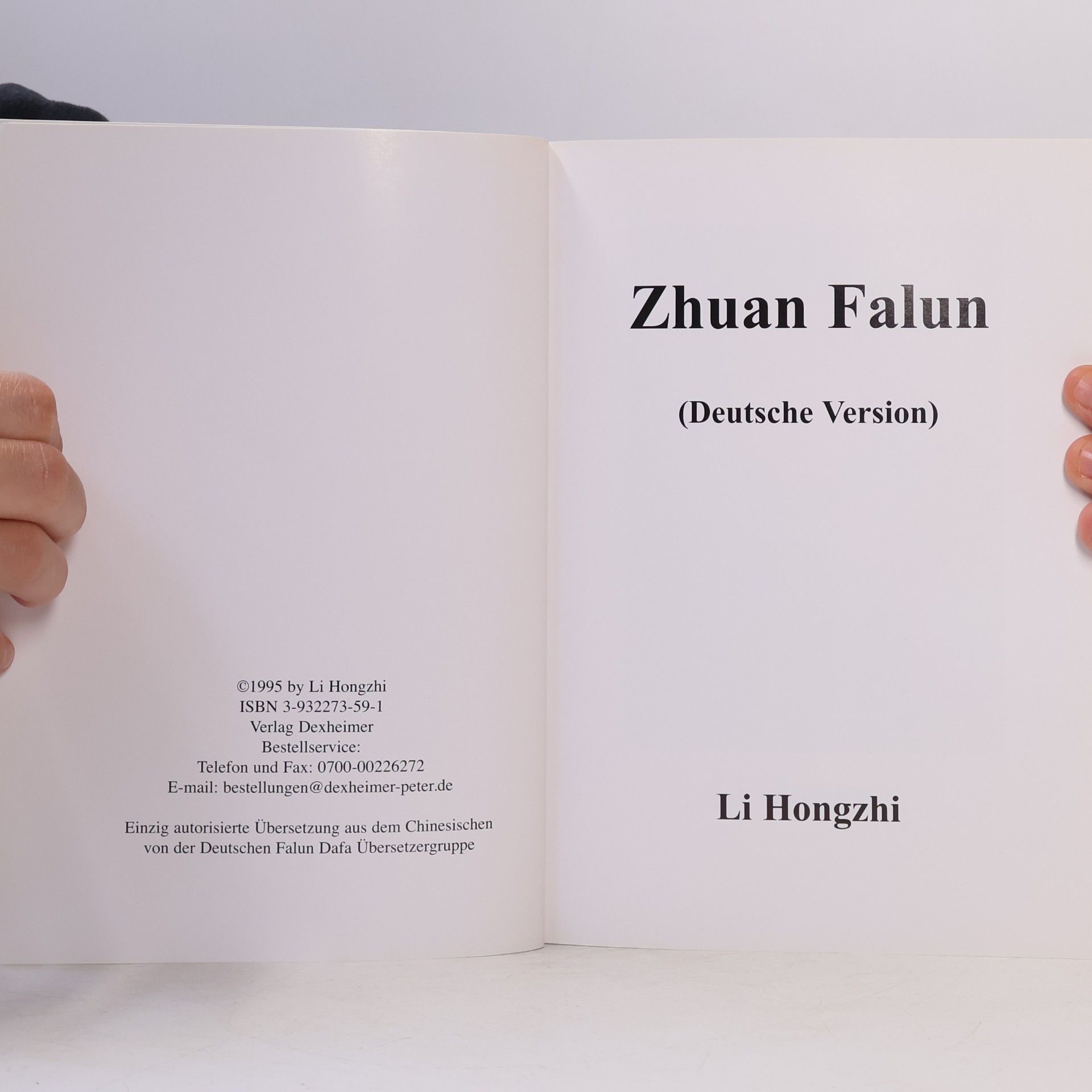 Hongzhi Li Zhuan Falun. Deutsche Version