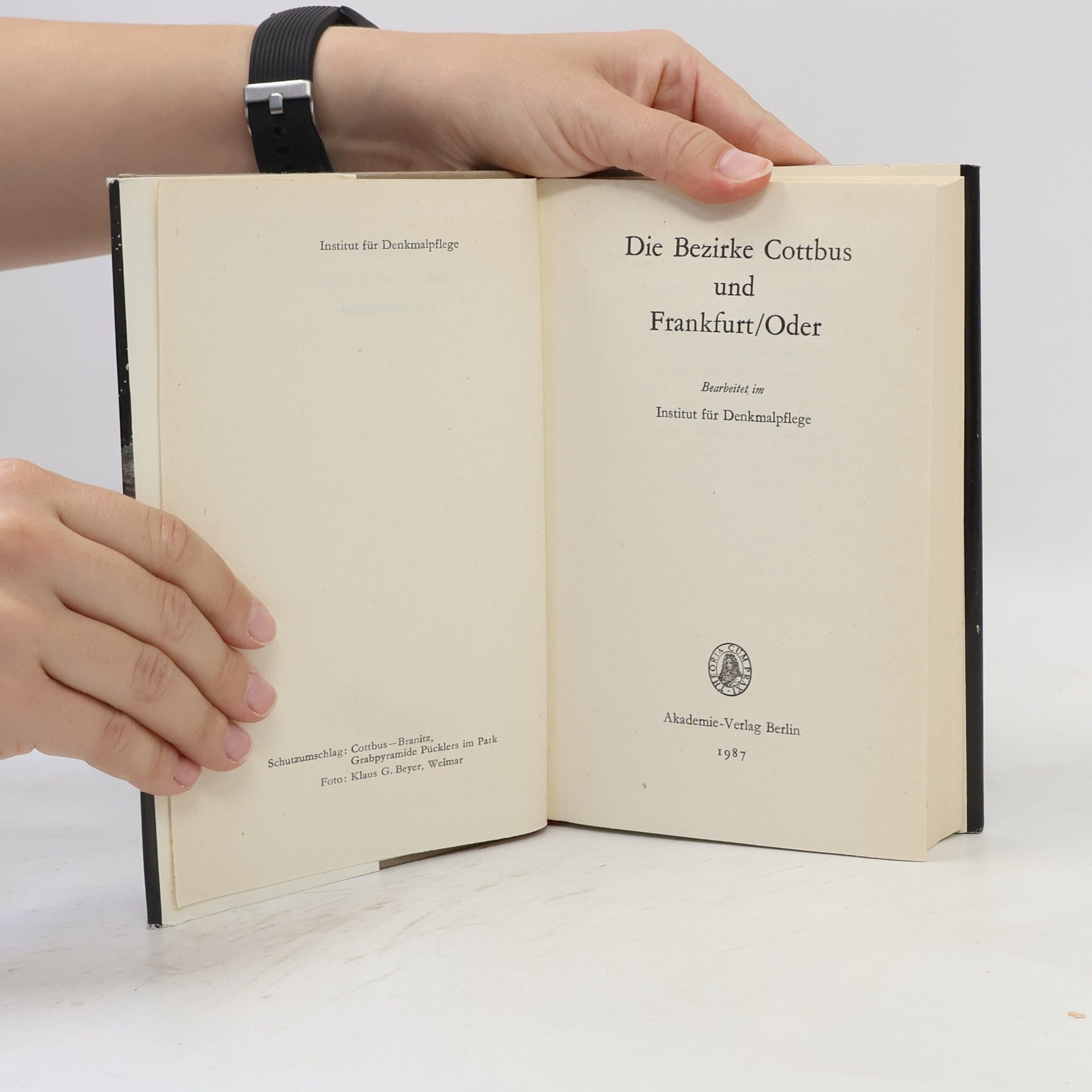 Georg Dehio Dehio Handbuch der deutschen Kunstdenkmäler: Die Bezirke Cottbus und Frankfurt/Oder