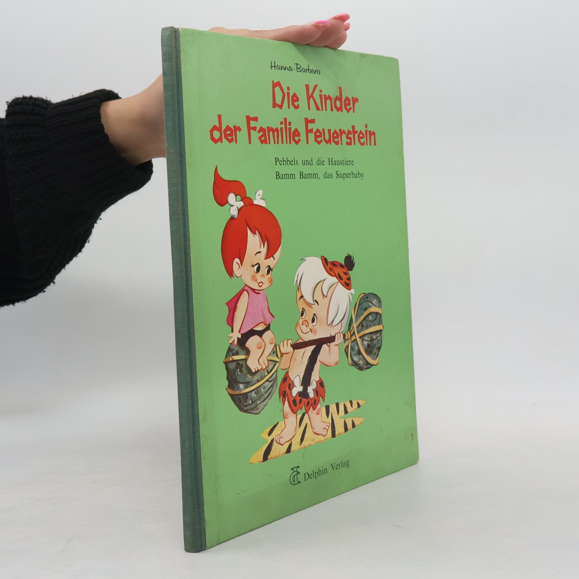 Die Kinder der Familie Feuerstein Pebbels und die Haustiere Bamm Bamm, das Superbaby