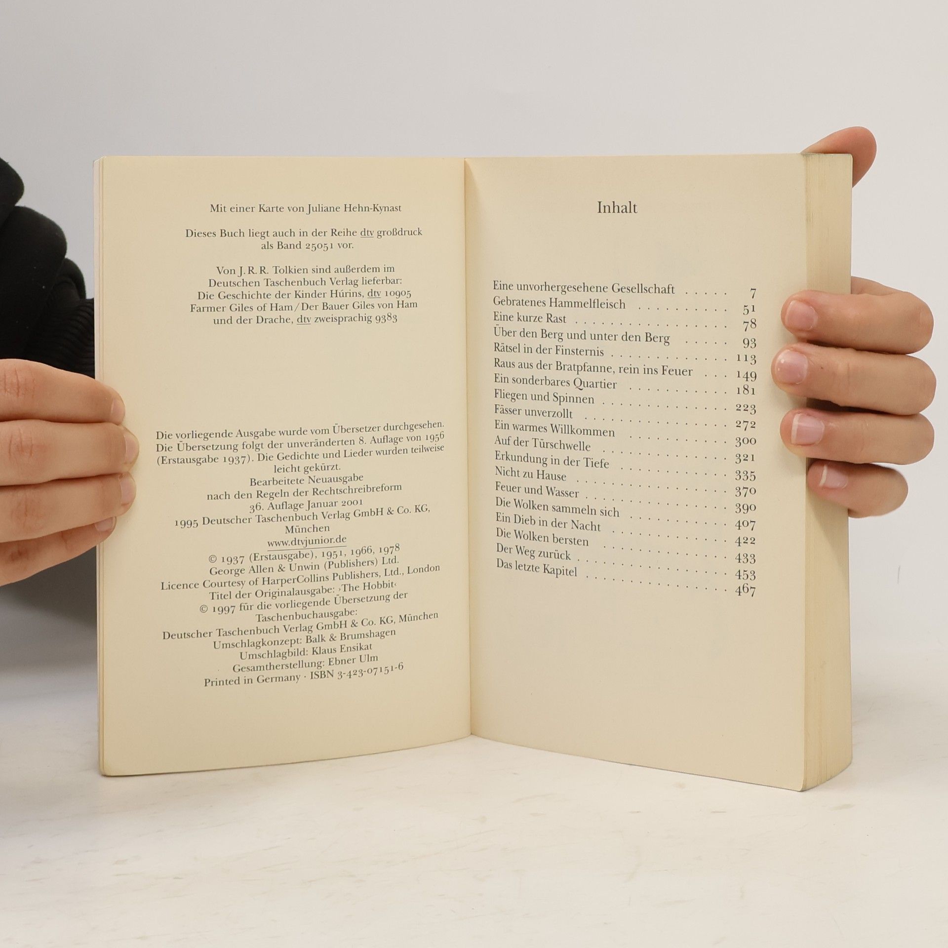 John Ronald Reuel Tolkien Der kleine Hobbit