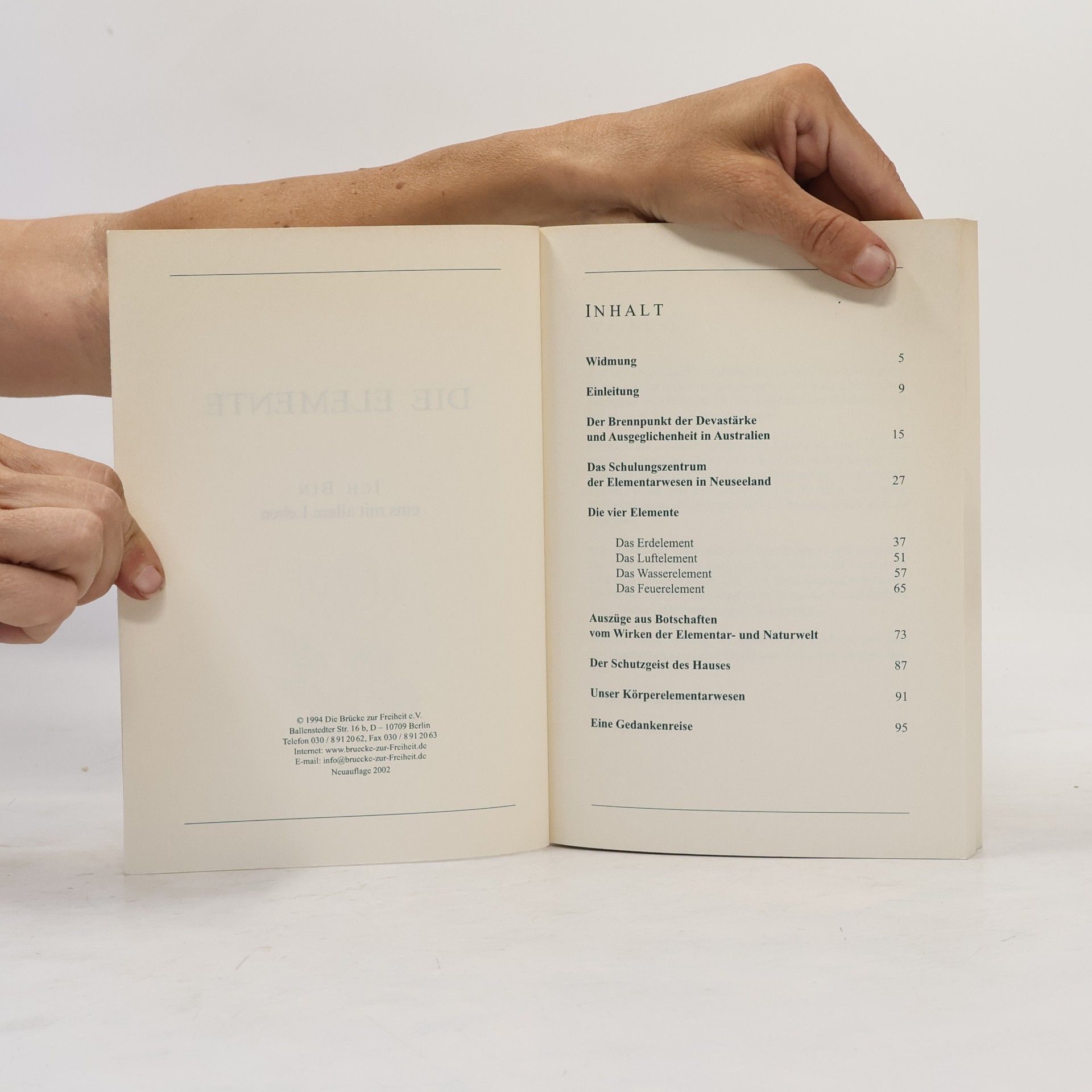 Collectif d'auteurs Die Elemente