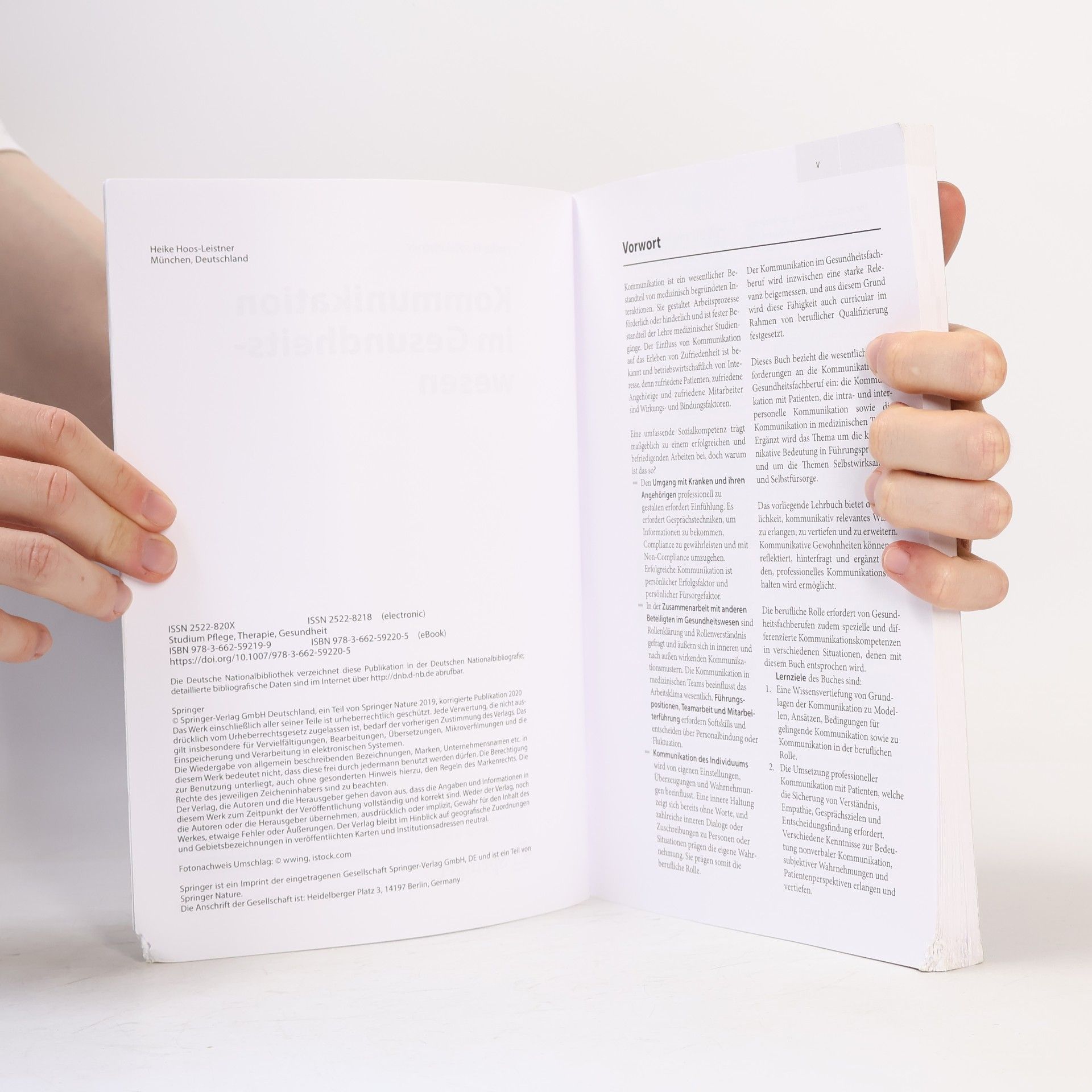 Heike Hoos-Leistner Studium Pflege, Therapie, Gesundheit: Kommunikation im Gesundheitswesen