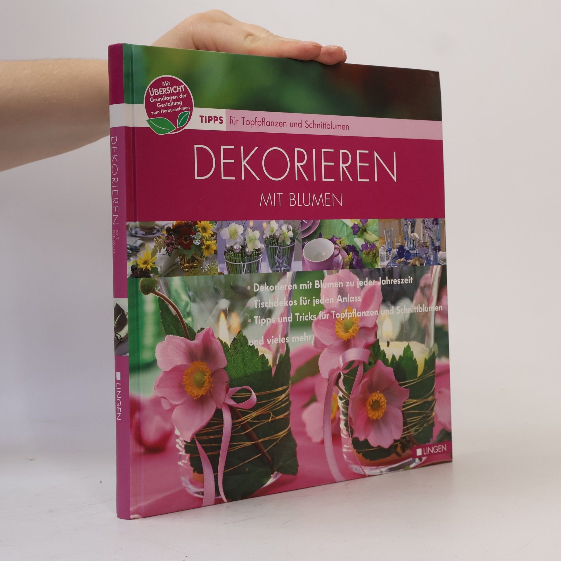 Christine James Dekorien mit blumen