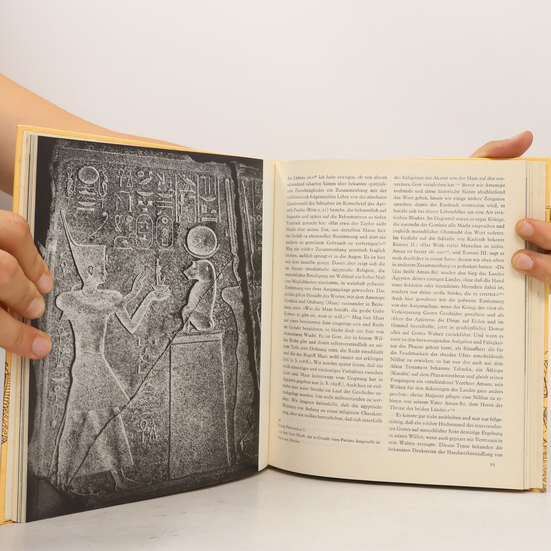 Siegfried Morenz Gott und Mensch im alten Ägypten