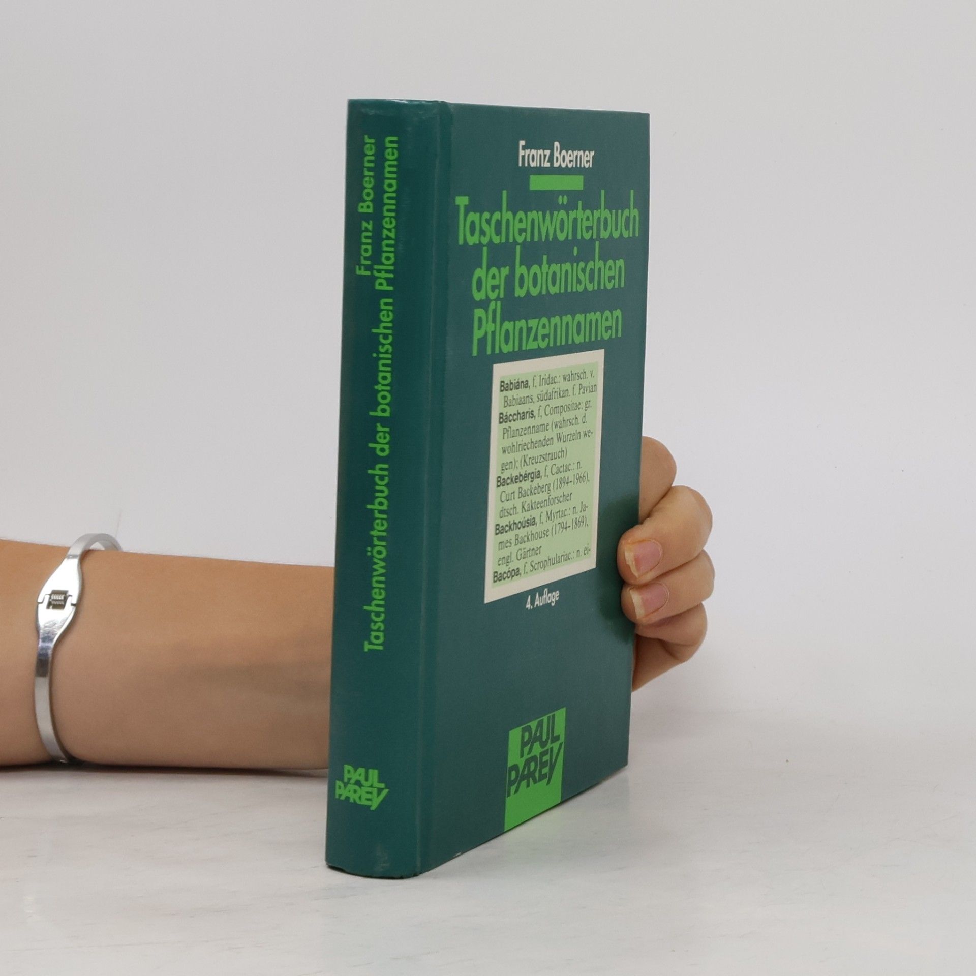 Günther Kunkel Taschenwörterbuch der botanischen Pflanzennamen