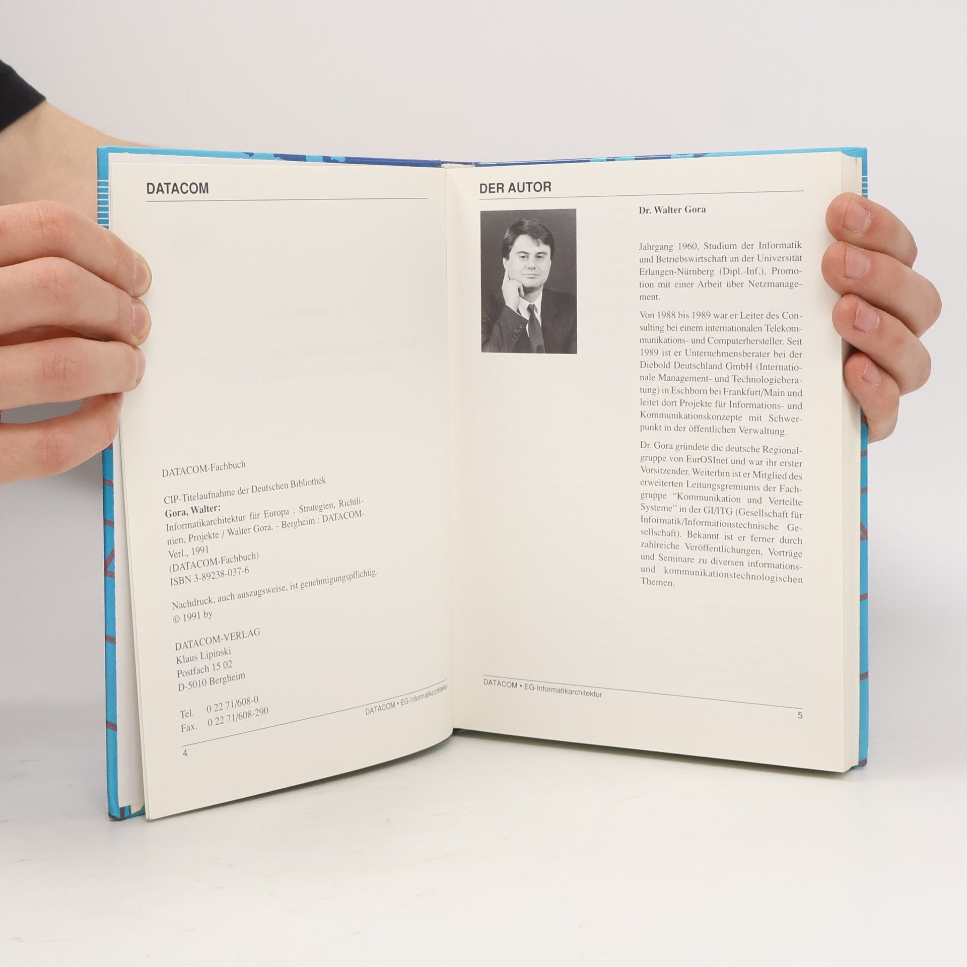 Walter Gora Informatikarchitektur für Europa