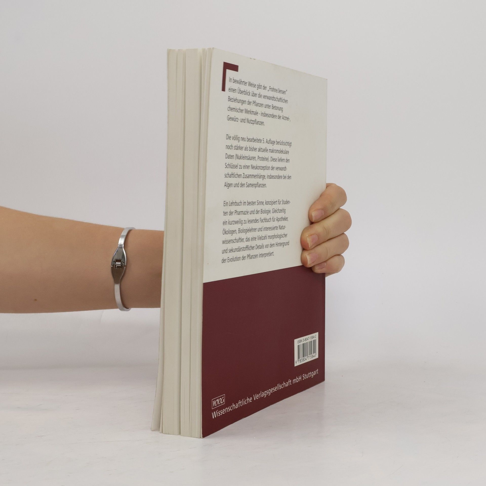 Dietrich Frohne Systematik des Pflanzenreichs
