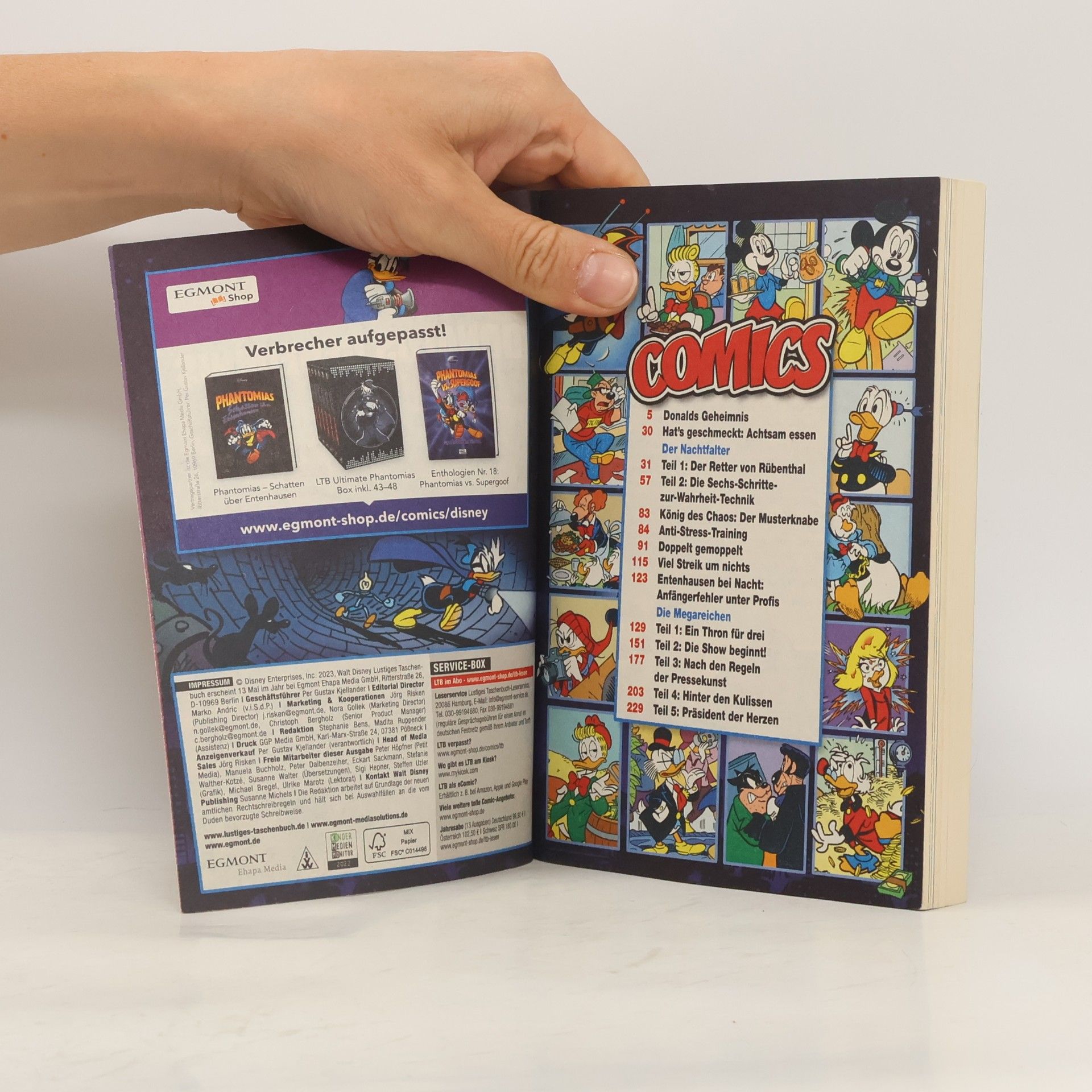 Walt Disney Lustiges Taschenbuch 570. Donalds Geheimnis