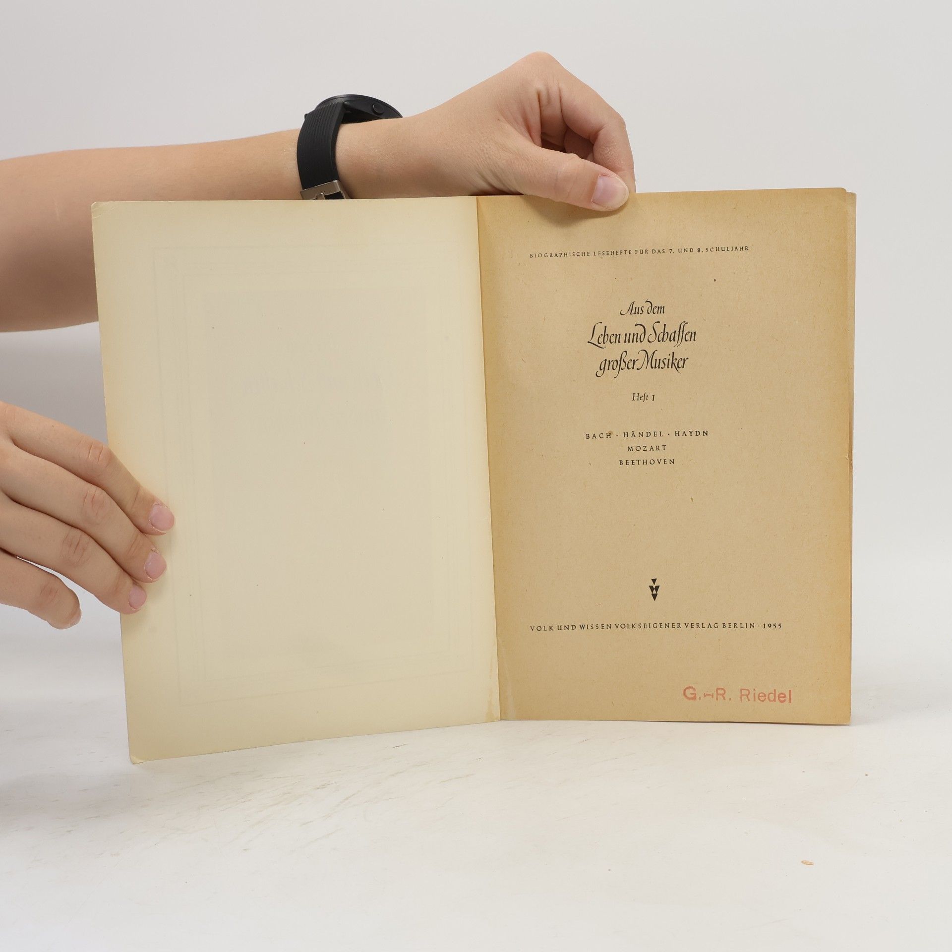 Various authors Aus dem Leben und Schaffen großer Musiker 1