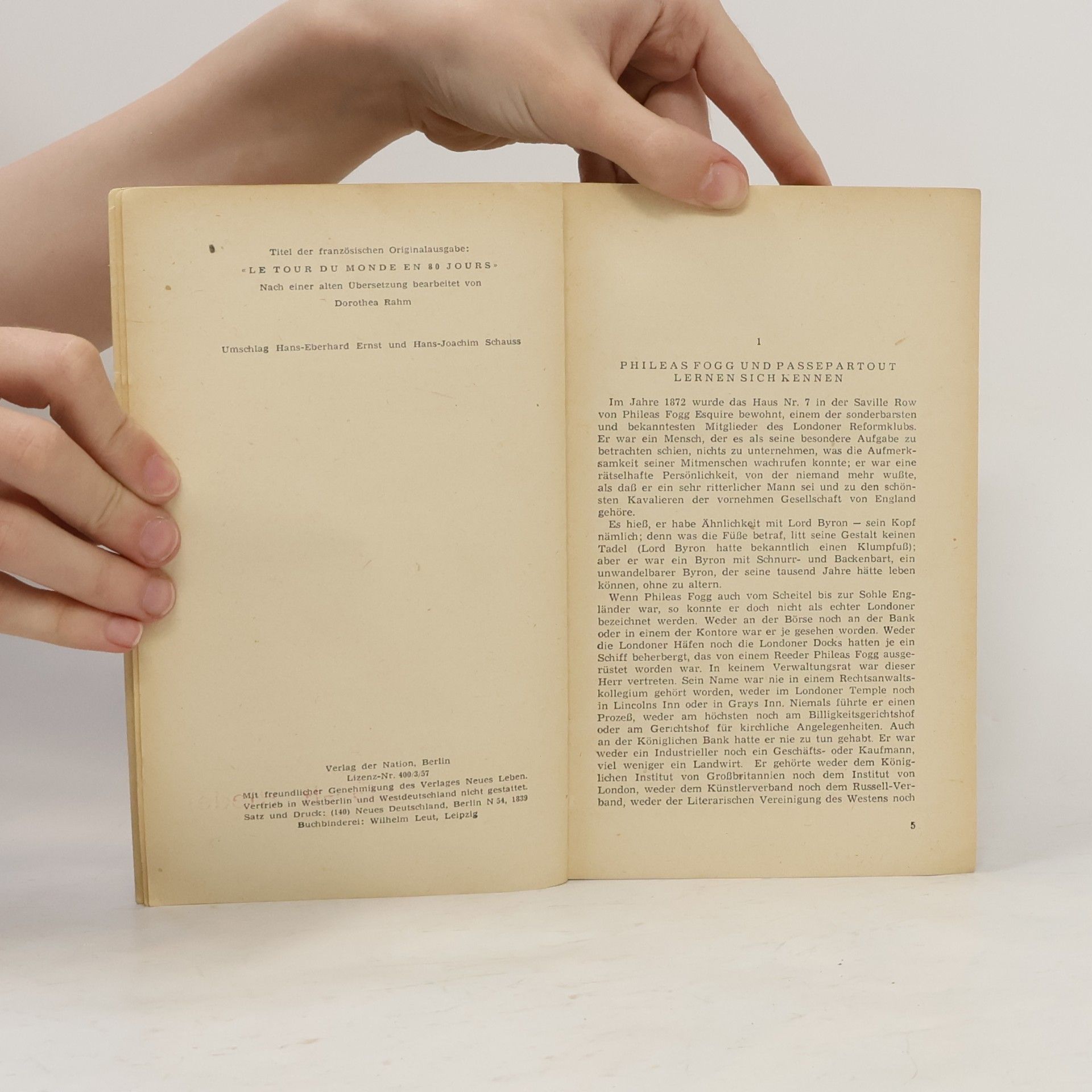 Jules Verne Reise um die Erde in 80 Tagen