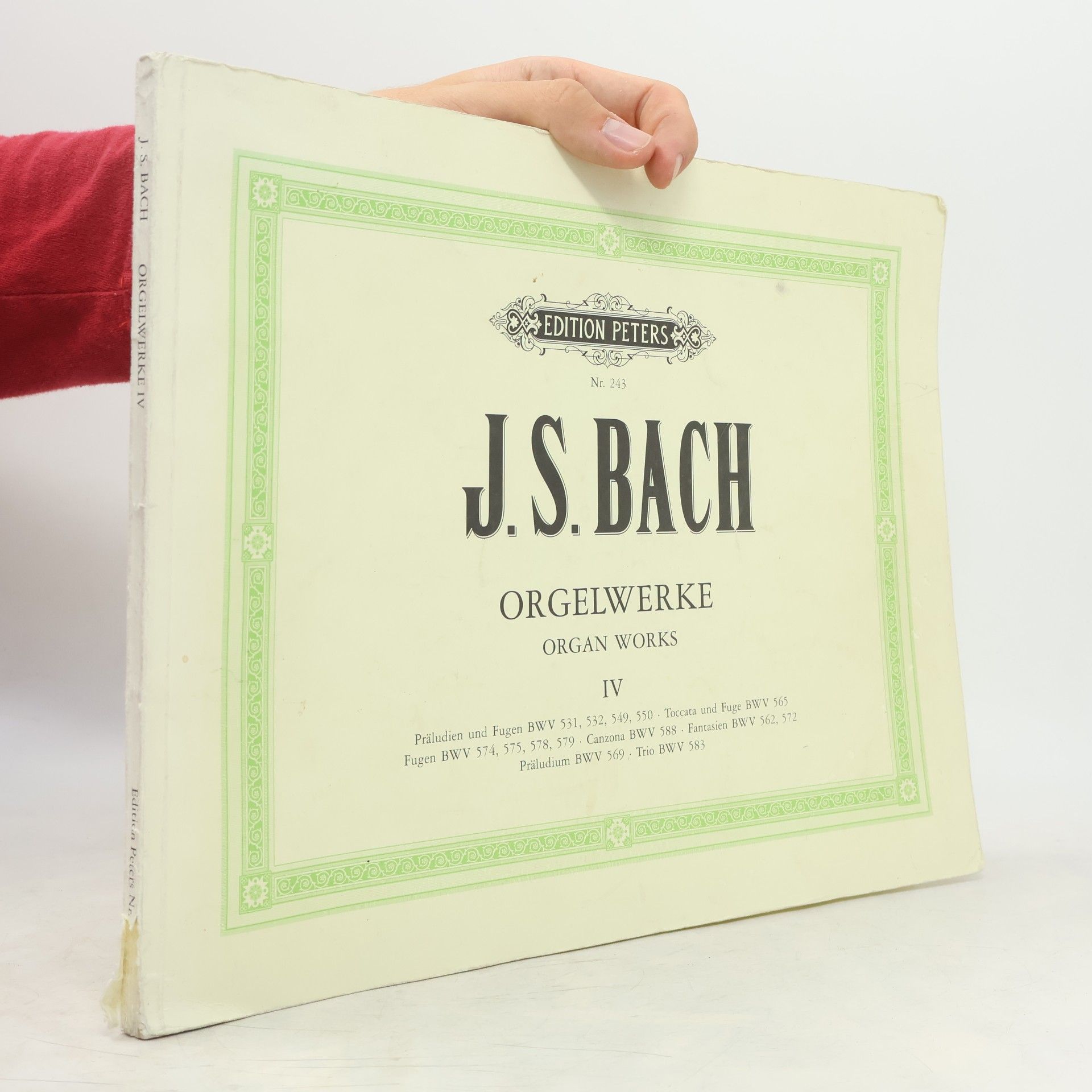 Johann Sebastian Bach Edition Peters - 4: Orgelwerke