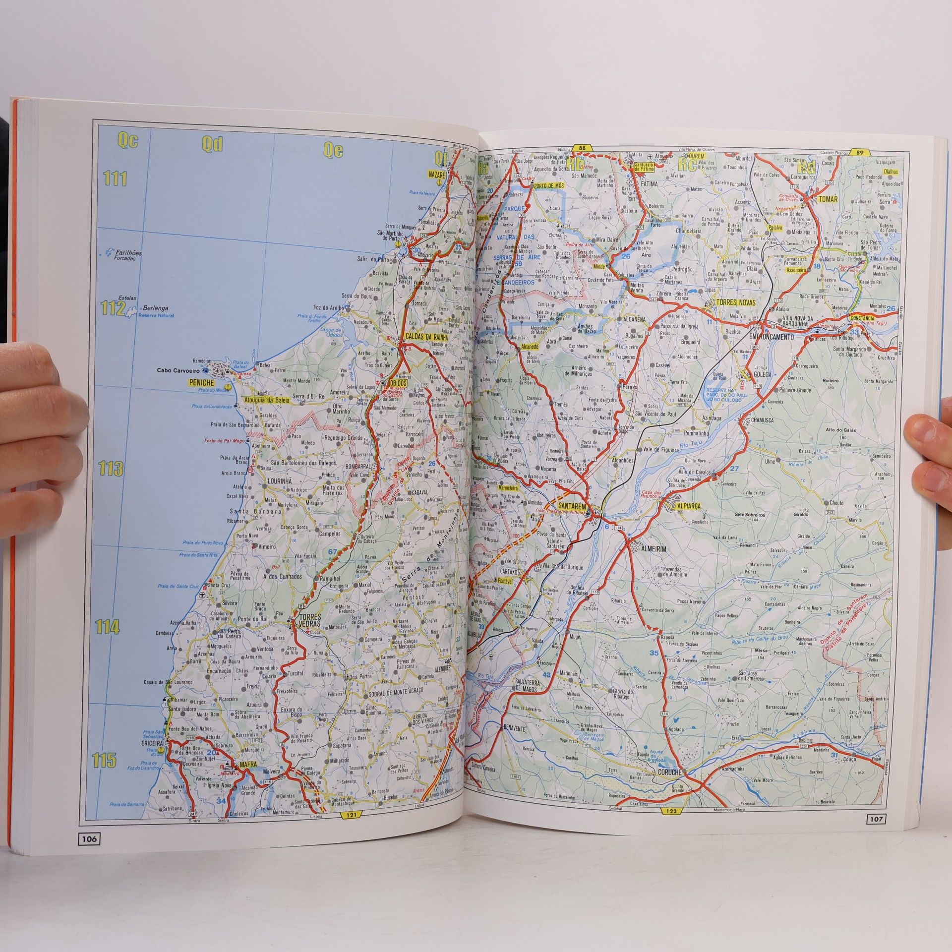 Various authors Spanien Portugal : Euro-Reiseatlas 1 : 300.000
