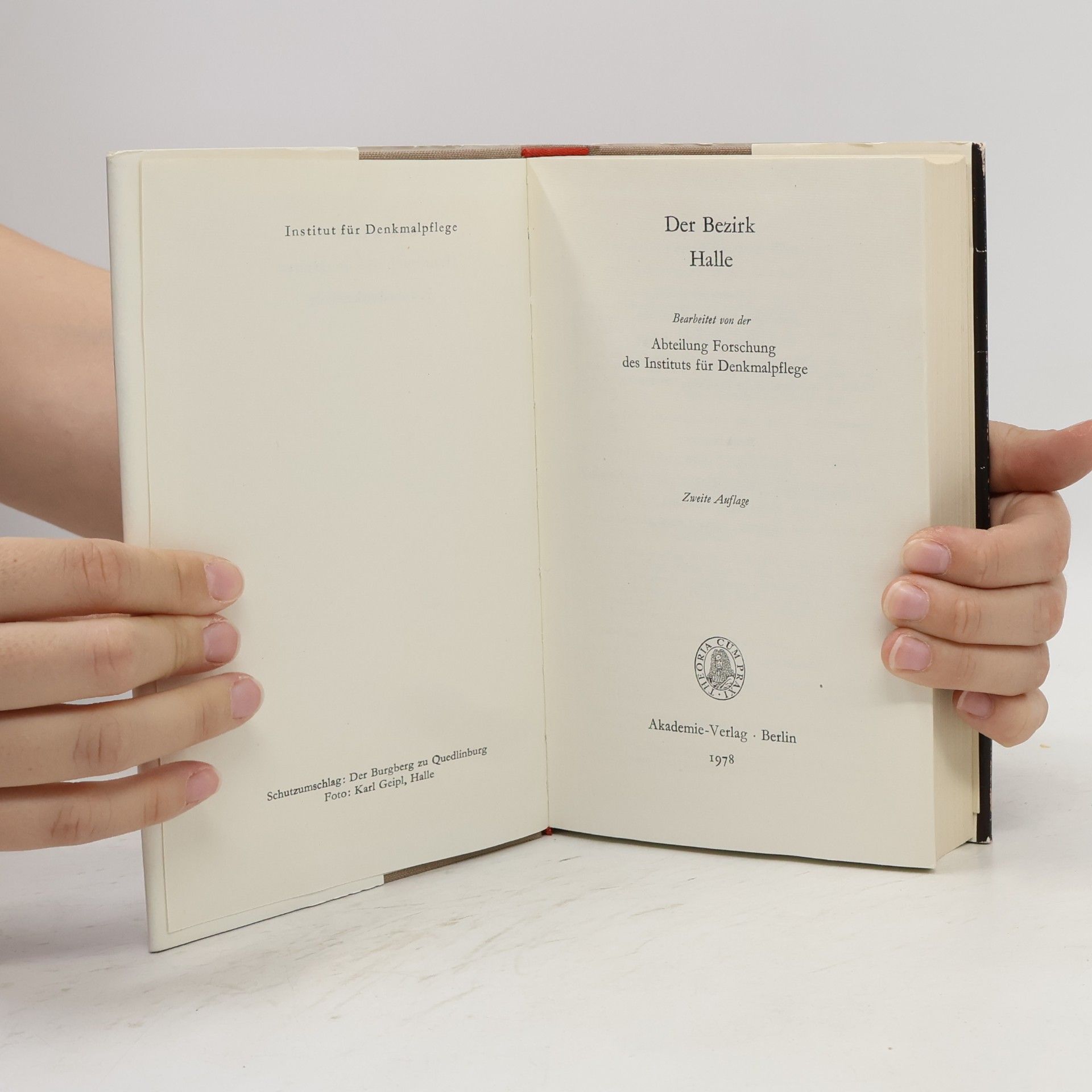 Georg Dehio Handbuch der deutschen Kunstdenkmäler. Der Bezirk Magdeburg