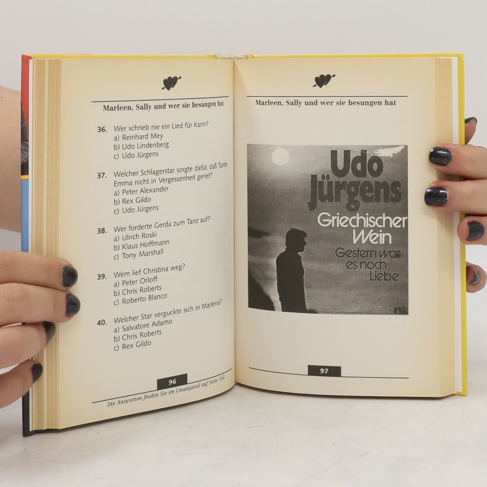 Meike Schulz Quizbuch Die Schlager der 70er Jahre