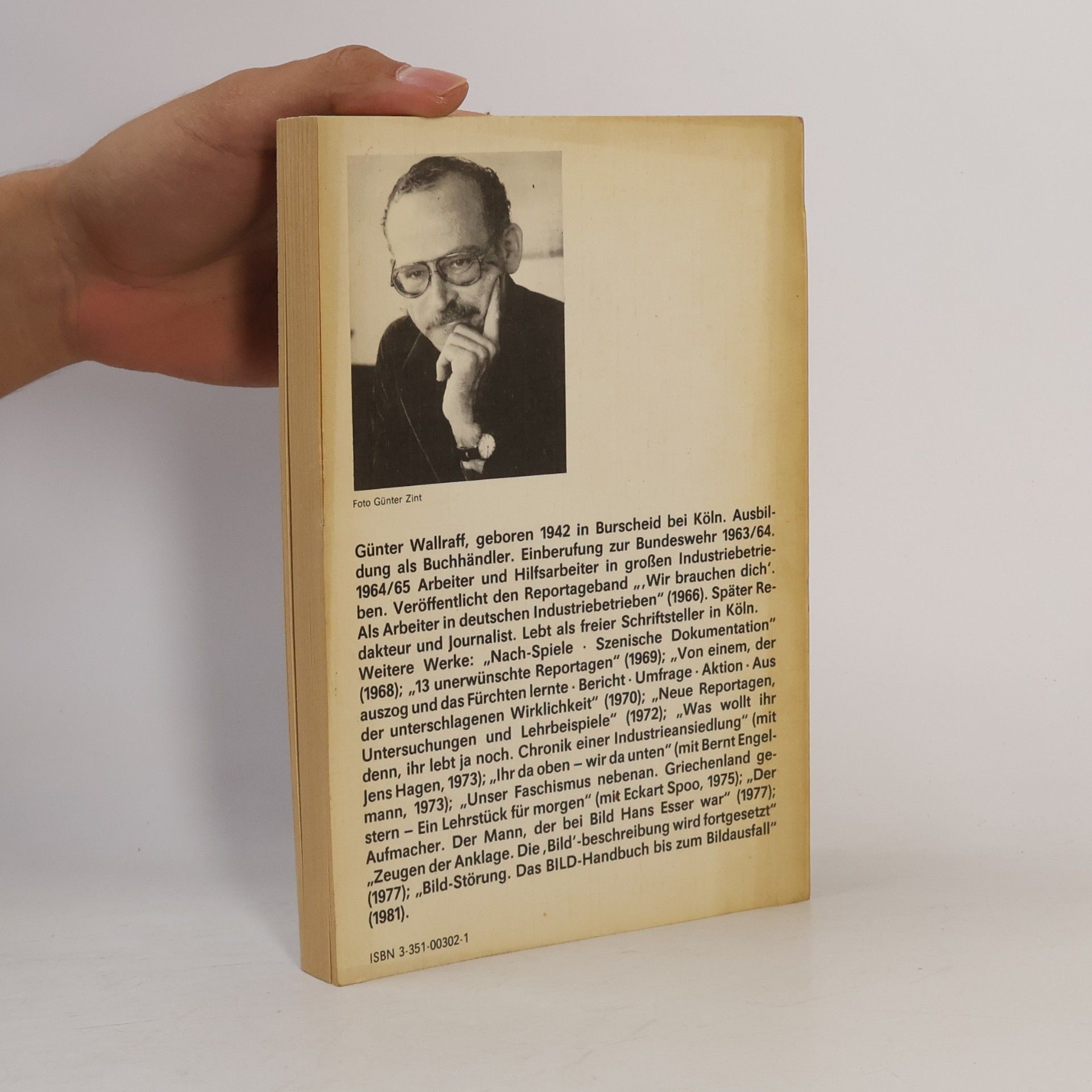 Günter Wallraff Ganz unten.