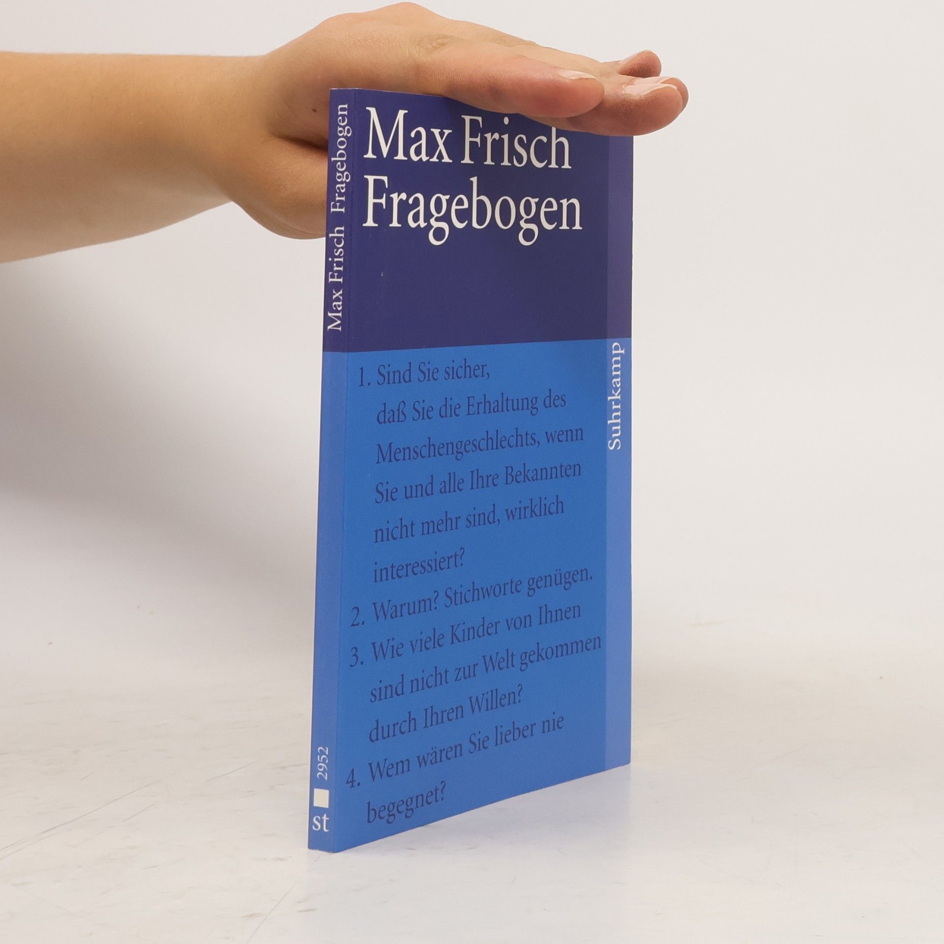 Max Frisch Fragebogen