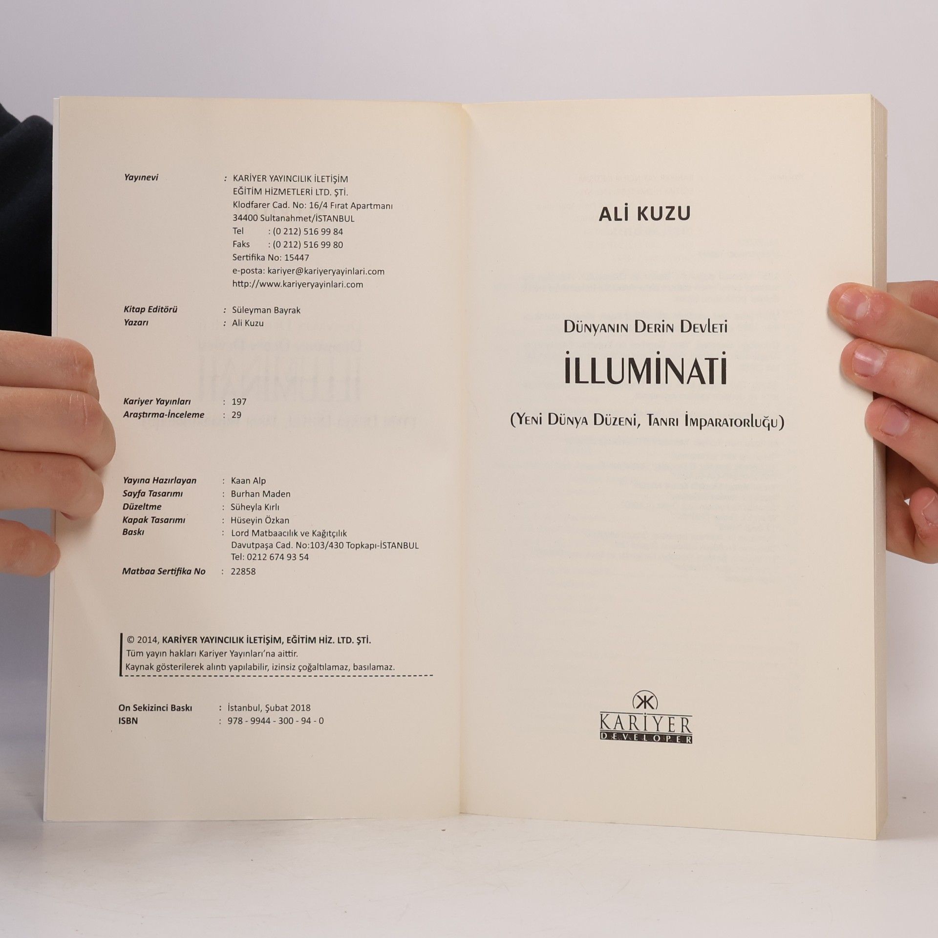Ali Kuzu Dünyanın Derin Devleti İlluminati