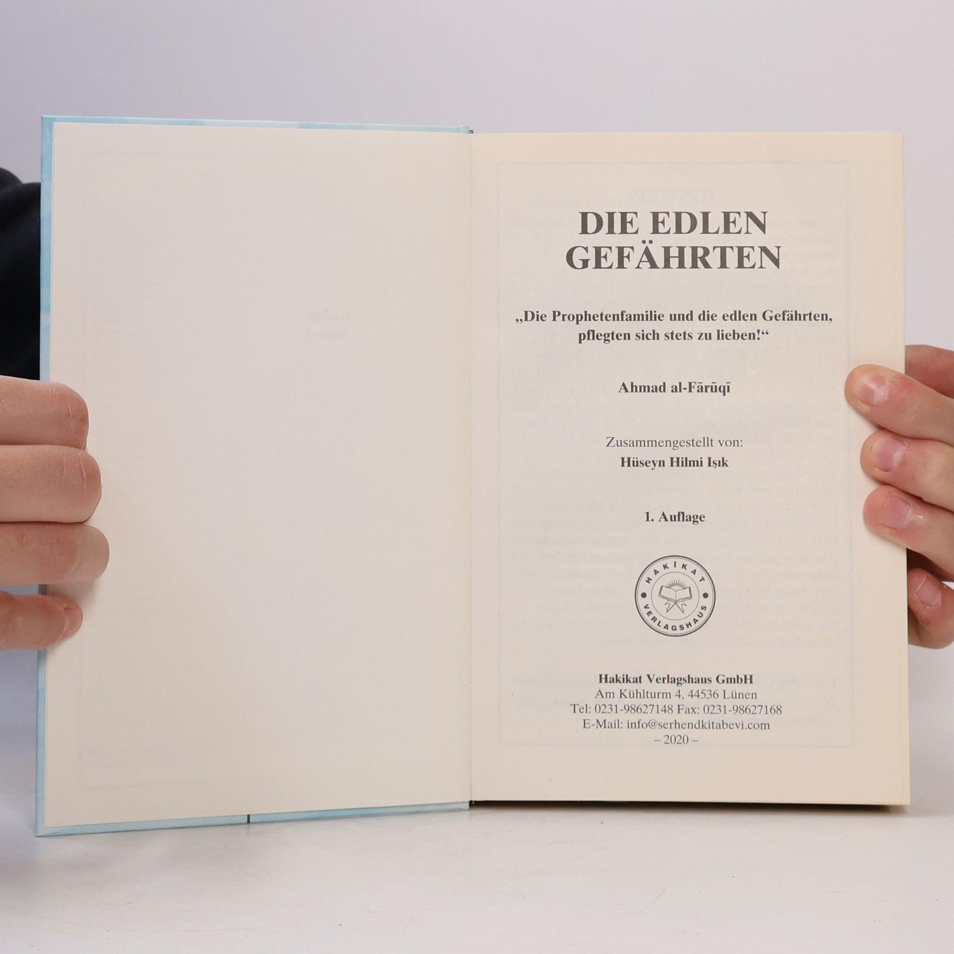 Hüseyin Hilmi Işık Die edlen Gefährten