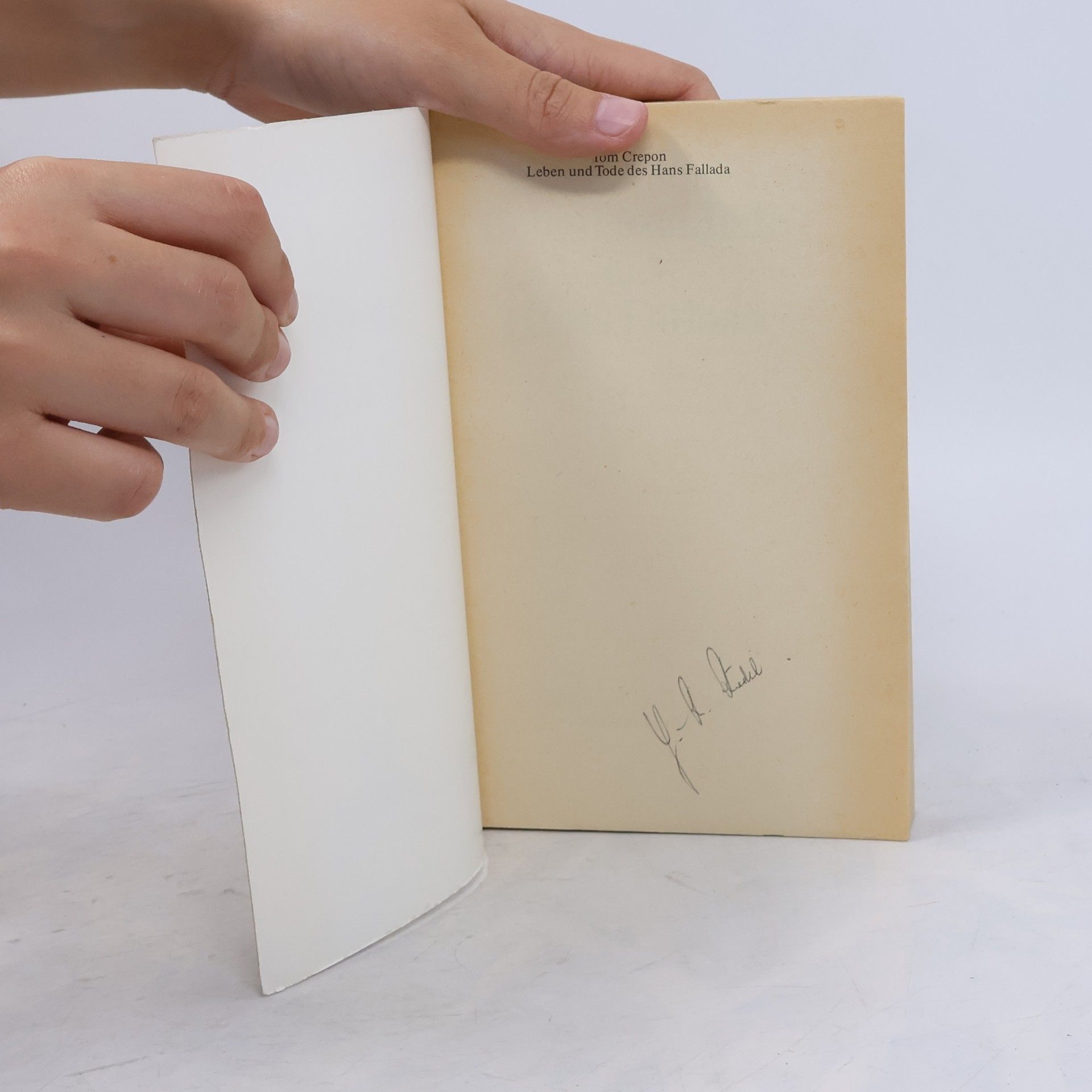 Tom Crepon Leben und Tode des Hans Fallada
