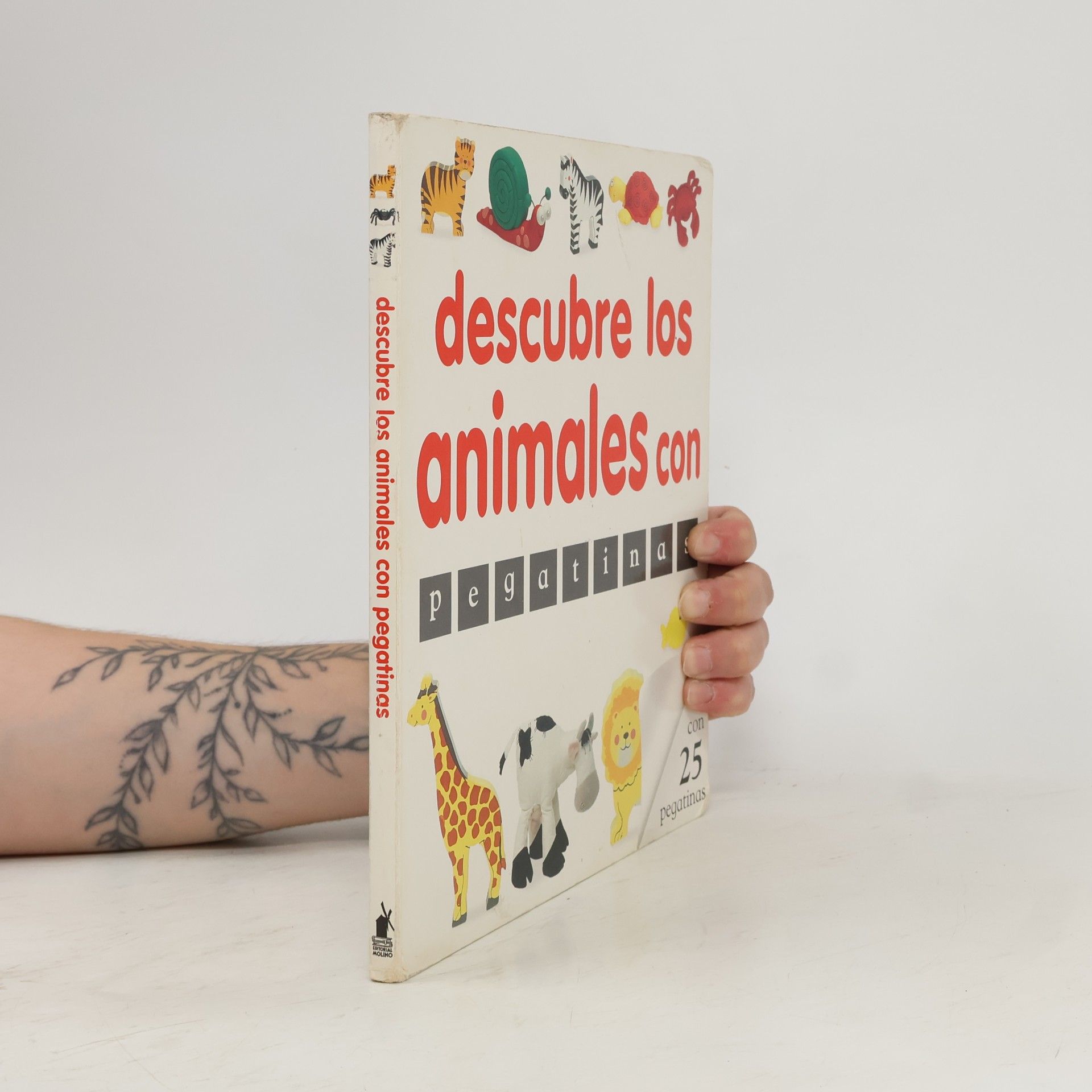 Maggie Bulman No ficción infantil - 0: Descubre los animales con pegatinas