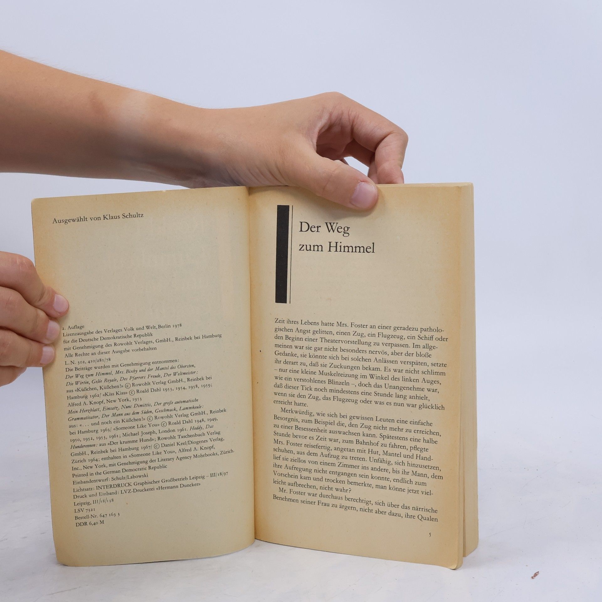 Roald Dahl Lammkeule und andere Geschichten
