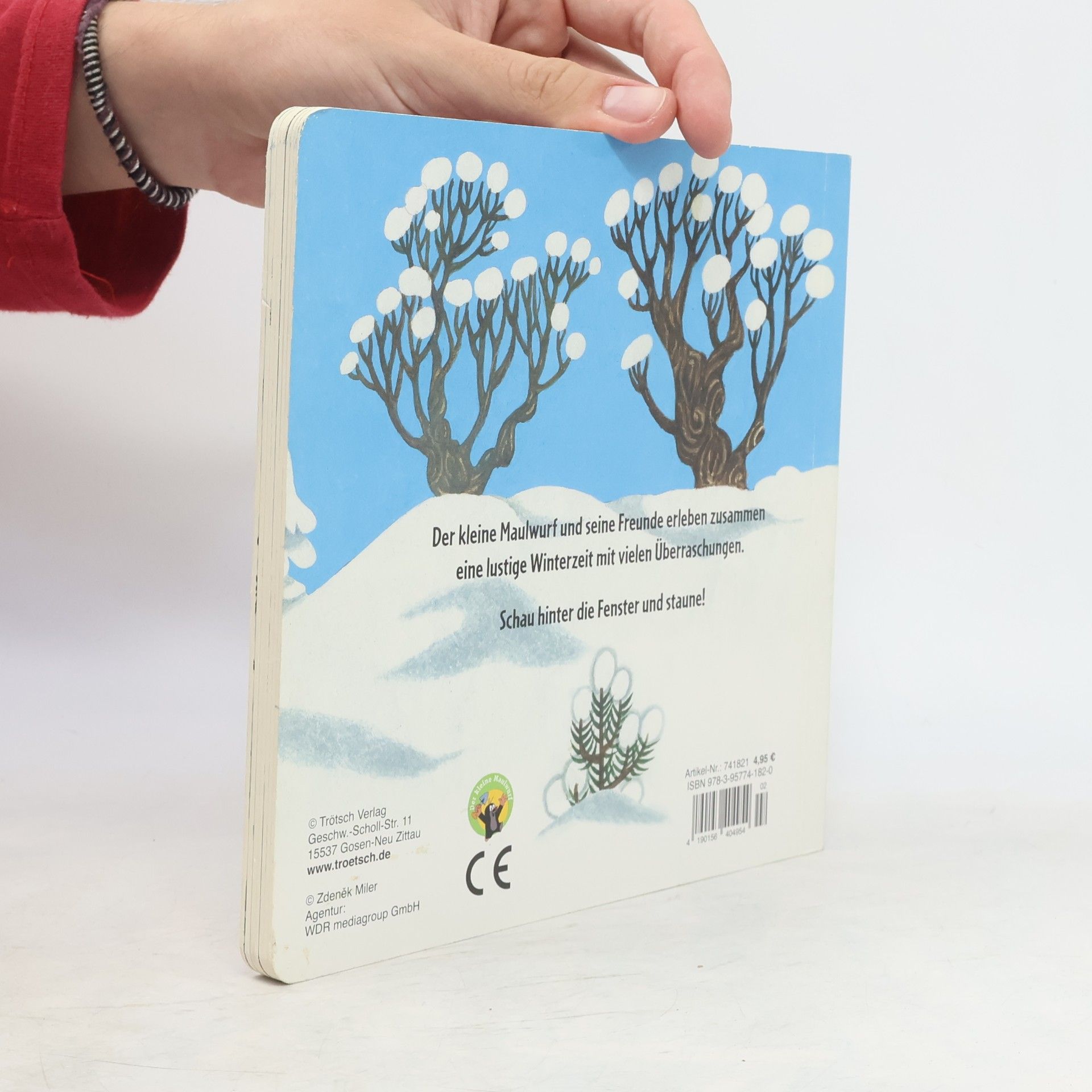 Trötsch Verlag Trötsch Der kleine Maulwurf Winter-Fensterbuch