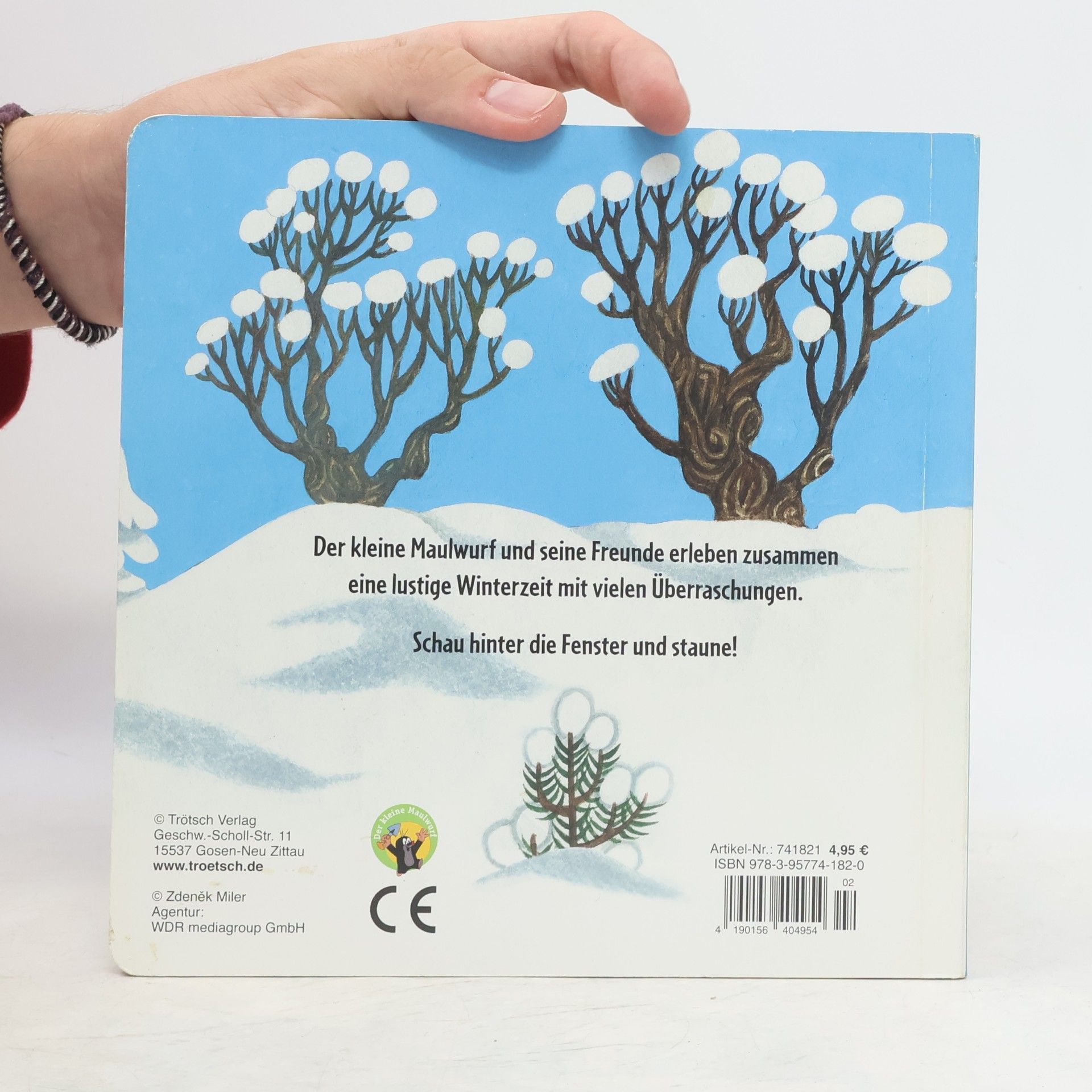 Trötsch Verlag Trötsch Der kleine Maulwurf Winter-Fensterbuch